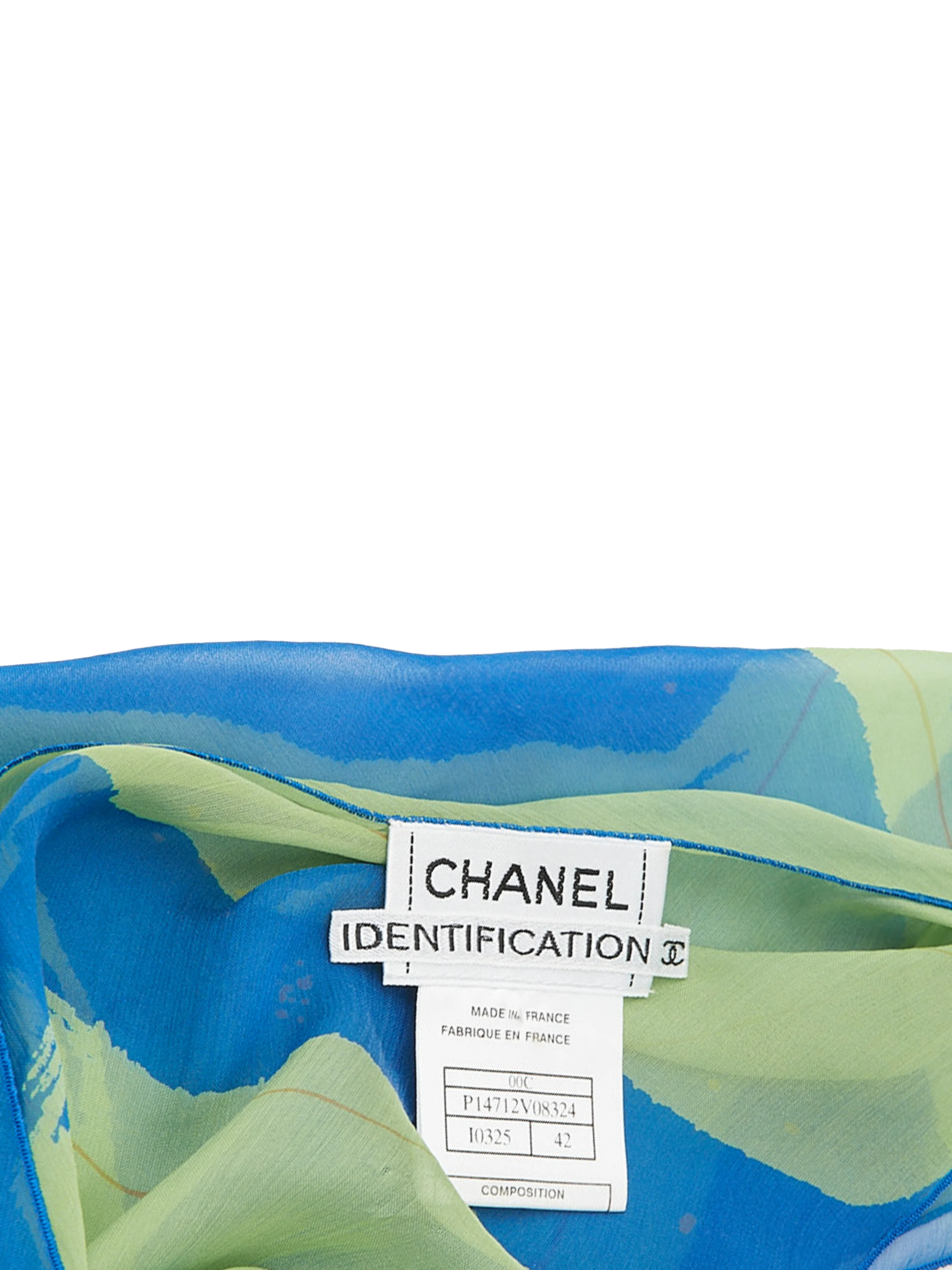Chanel 2000 Silk Logo Halter Top - Image 3