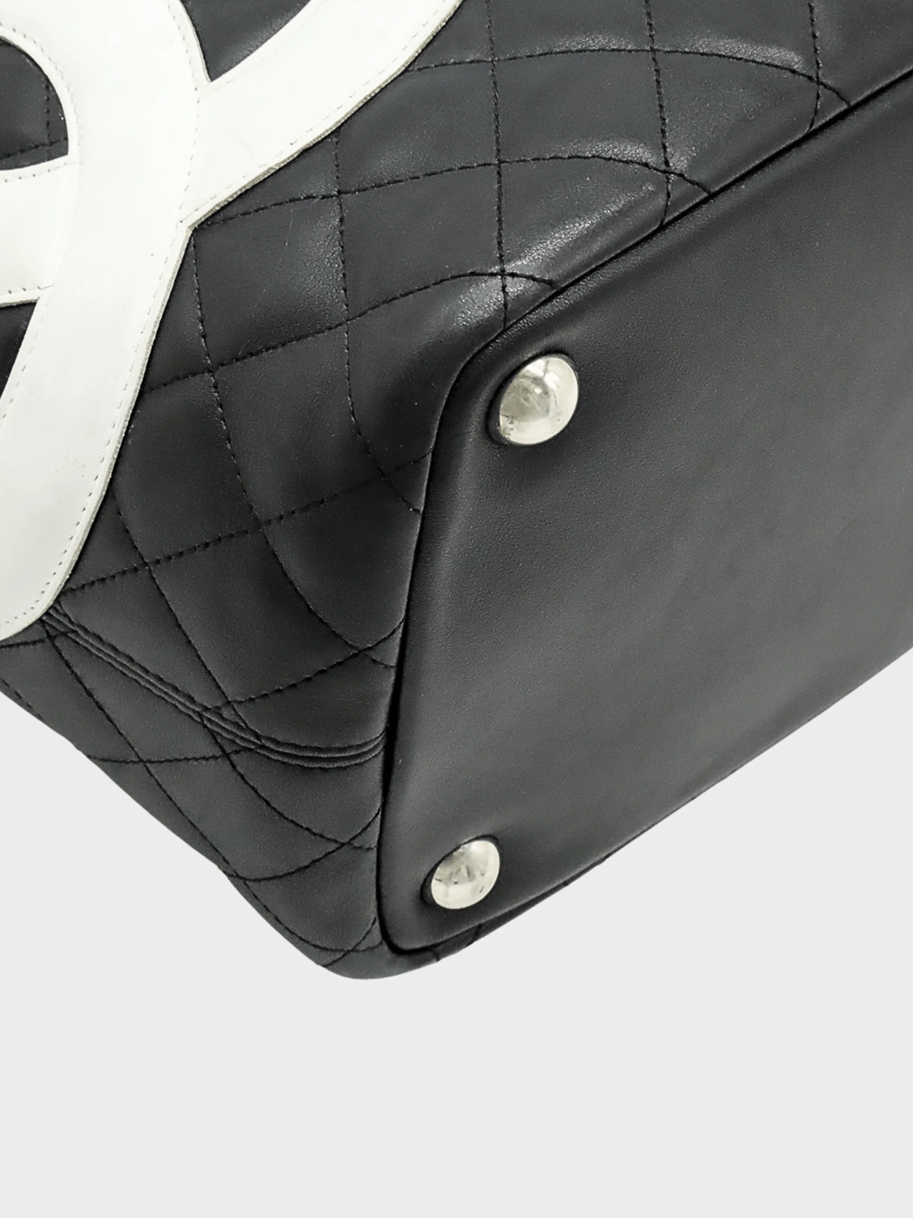 Chanel 2000s Black Cambon Logo Tote - Image 4