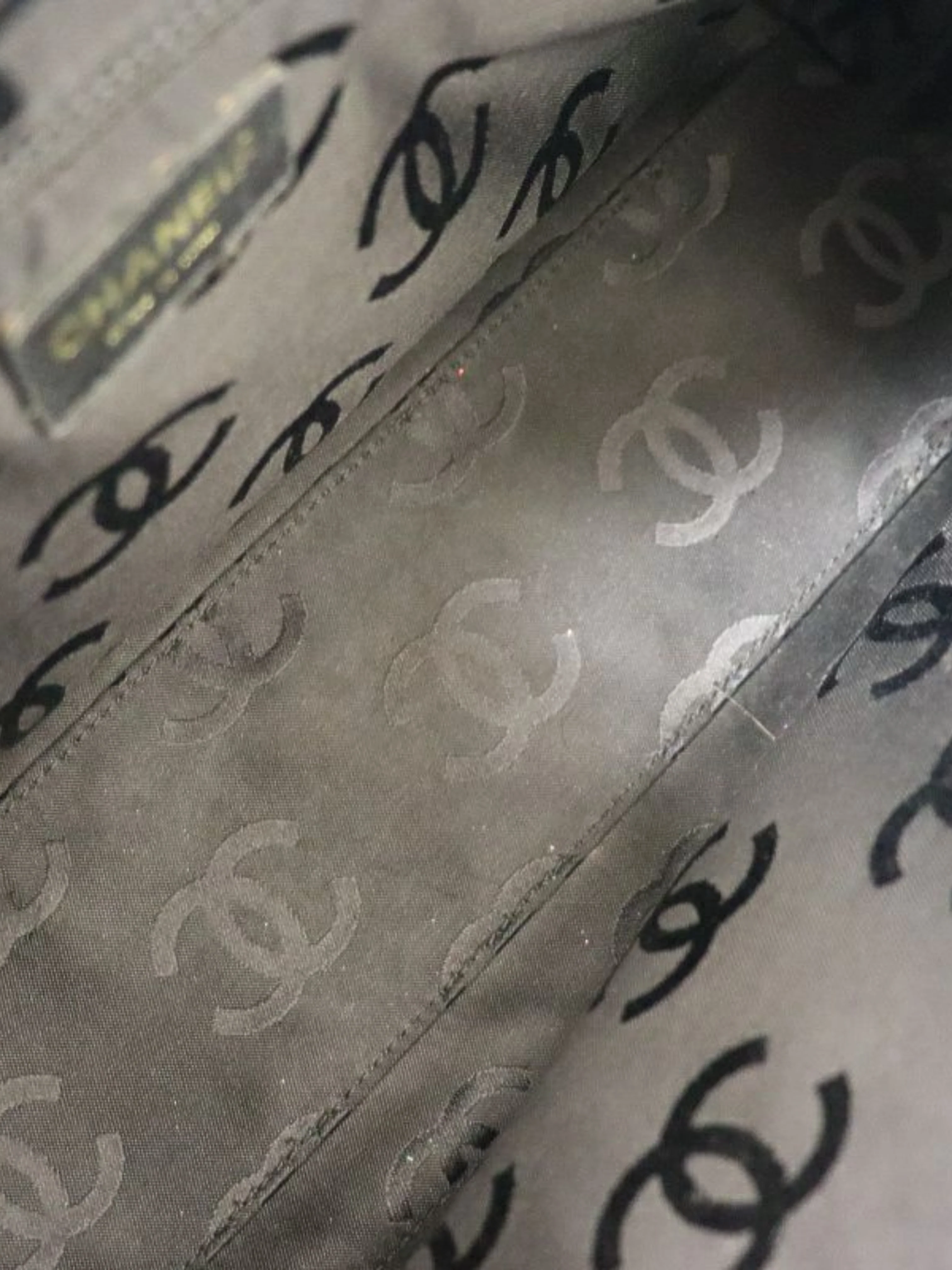 Chanel 2000s Black Leather Wild Stitch Tote Bag - Image 7