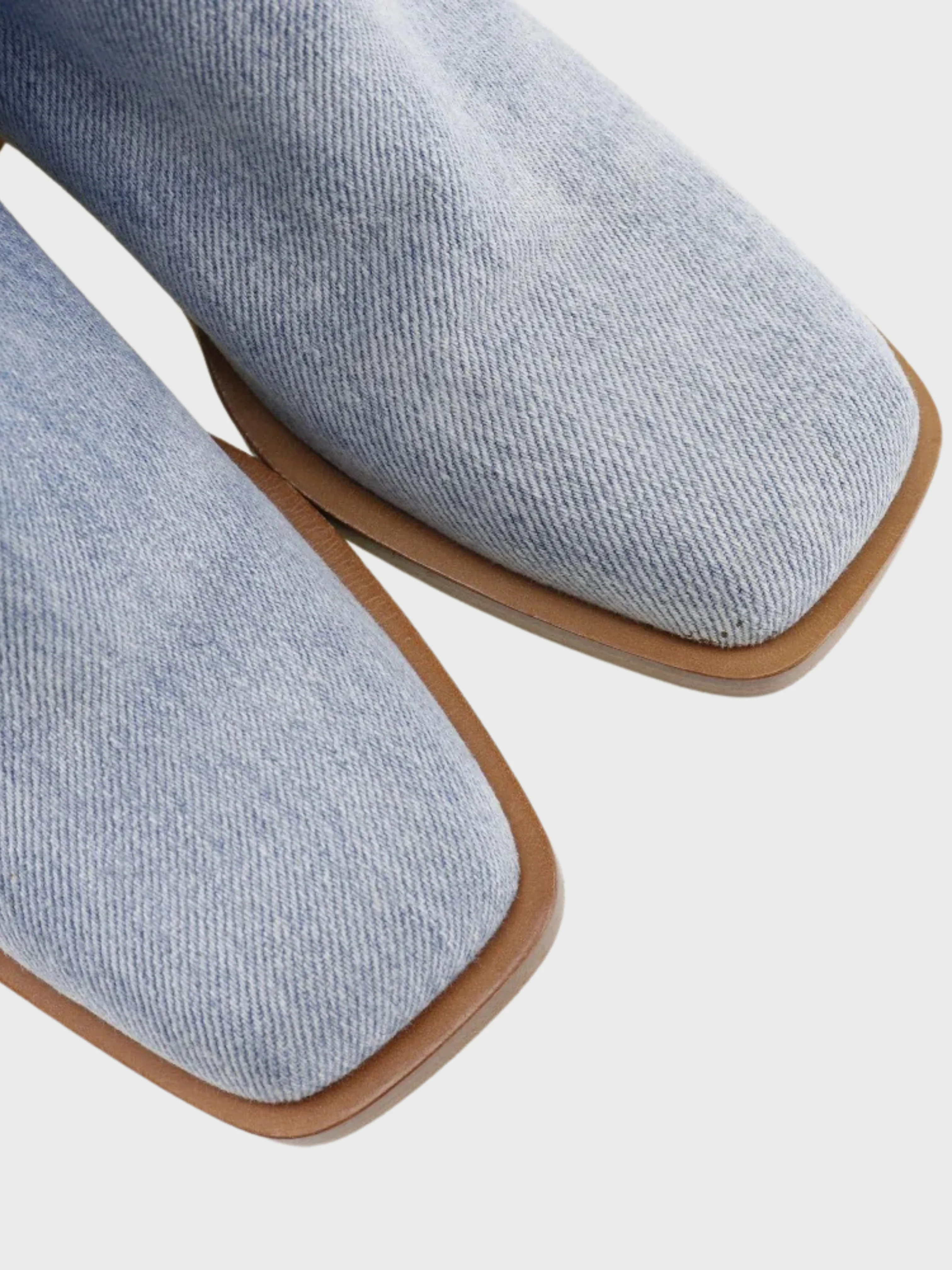 Chanel 2000s Blue Denim Short Boots - Image 3