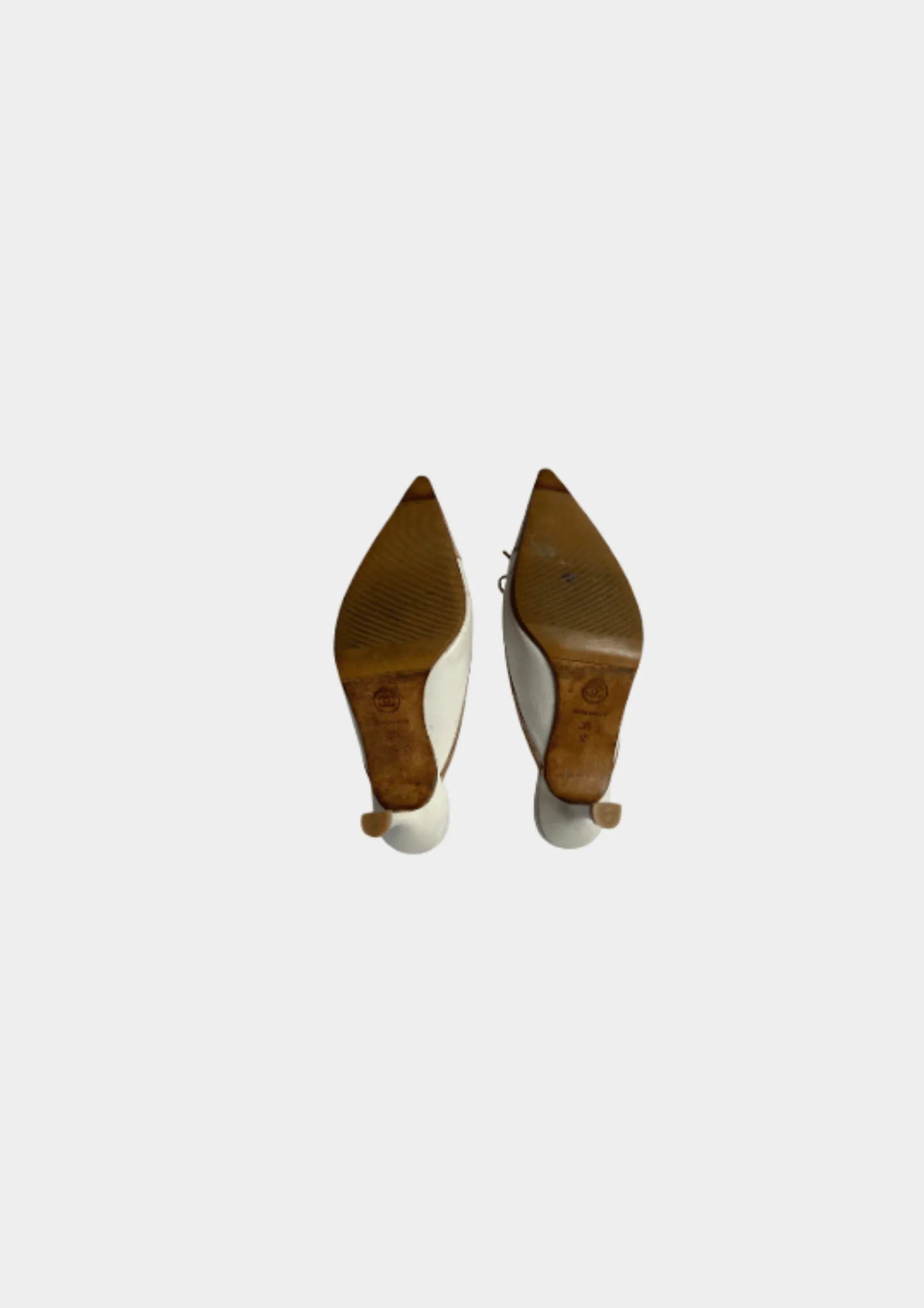 Chanel 2000s CC Interlocking Pink Toe Mules - Image 4