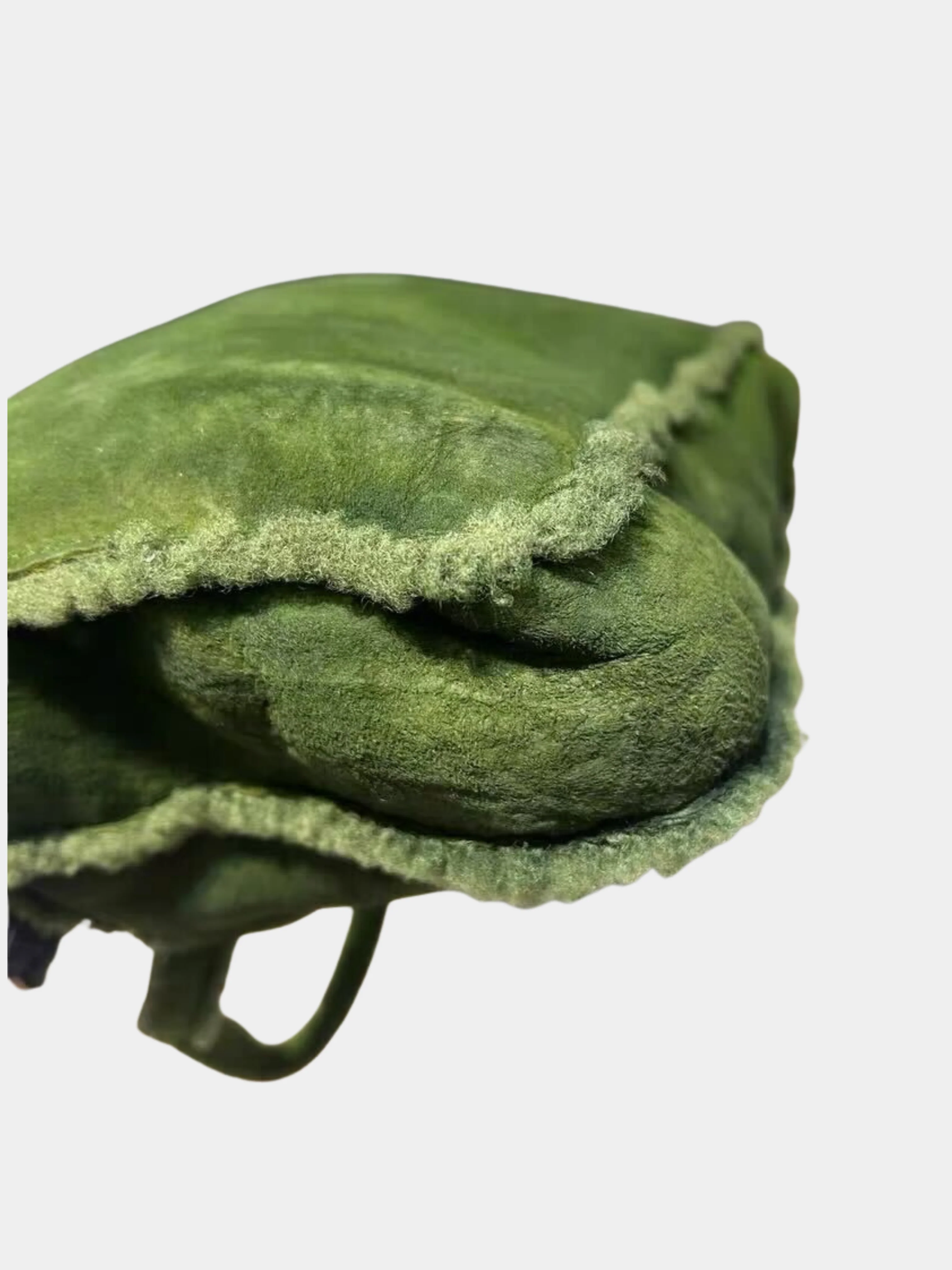 Chanel 2000s Green Shearling Leather Tote Bag - Image 3