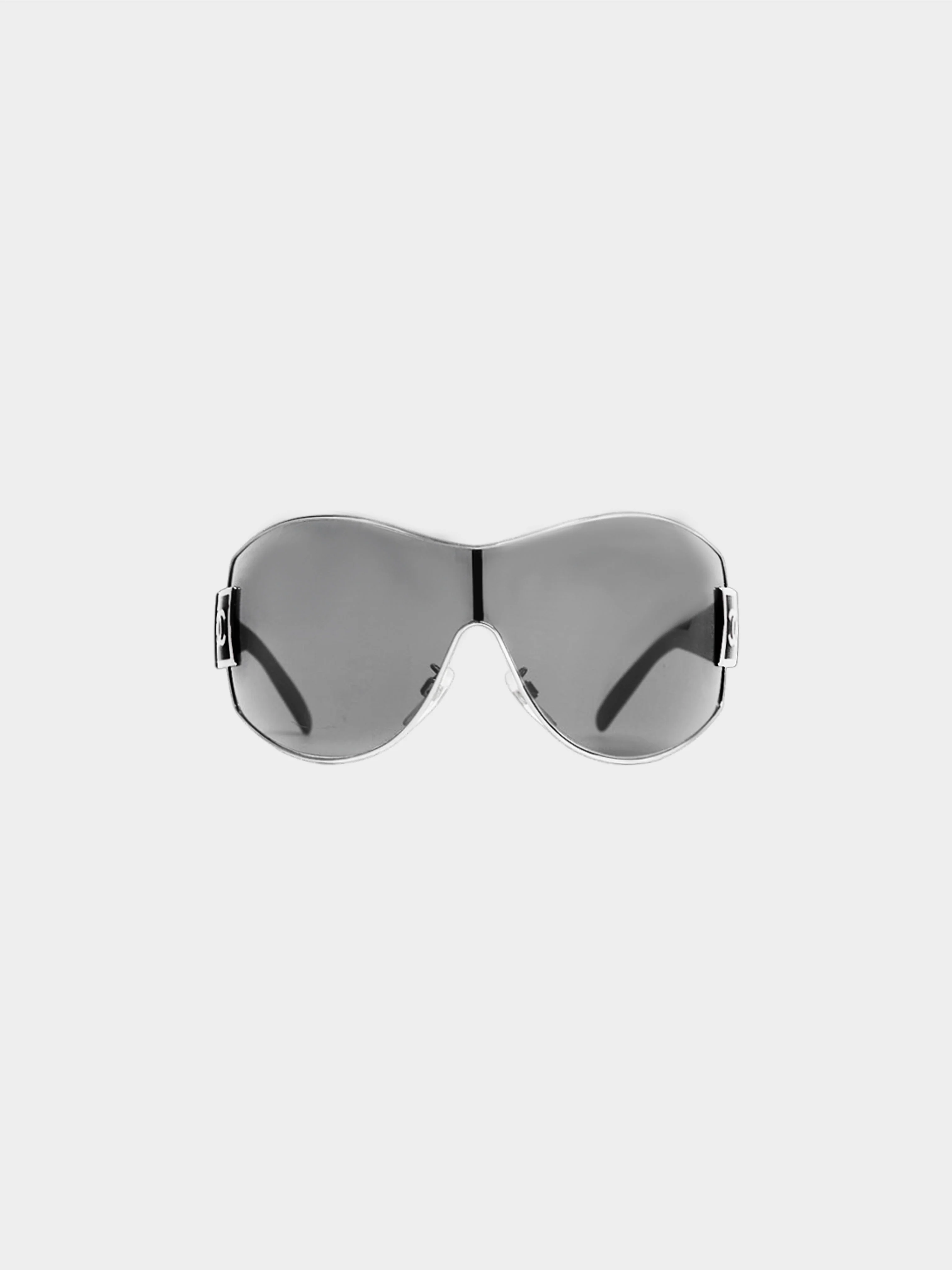 Chanel 2000s Oversized CC Sunglasses - Image 2