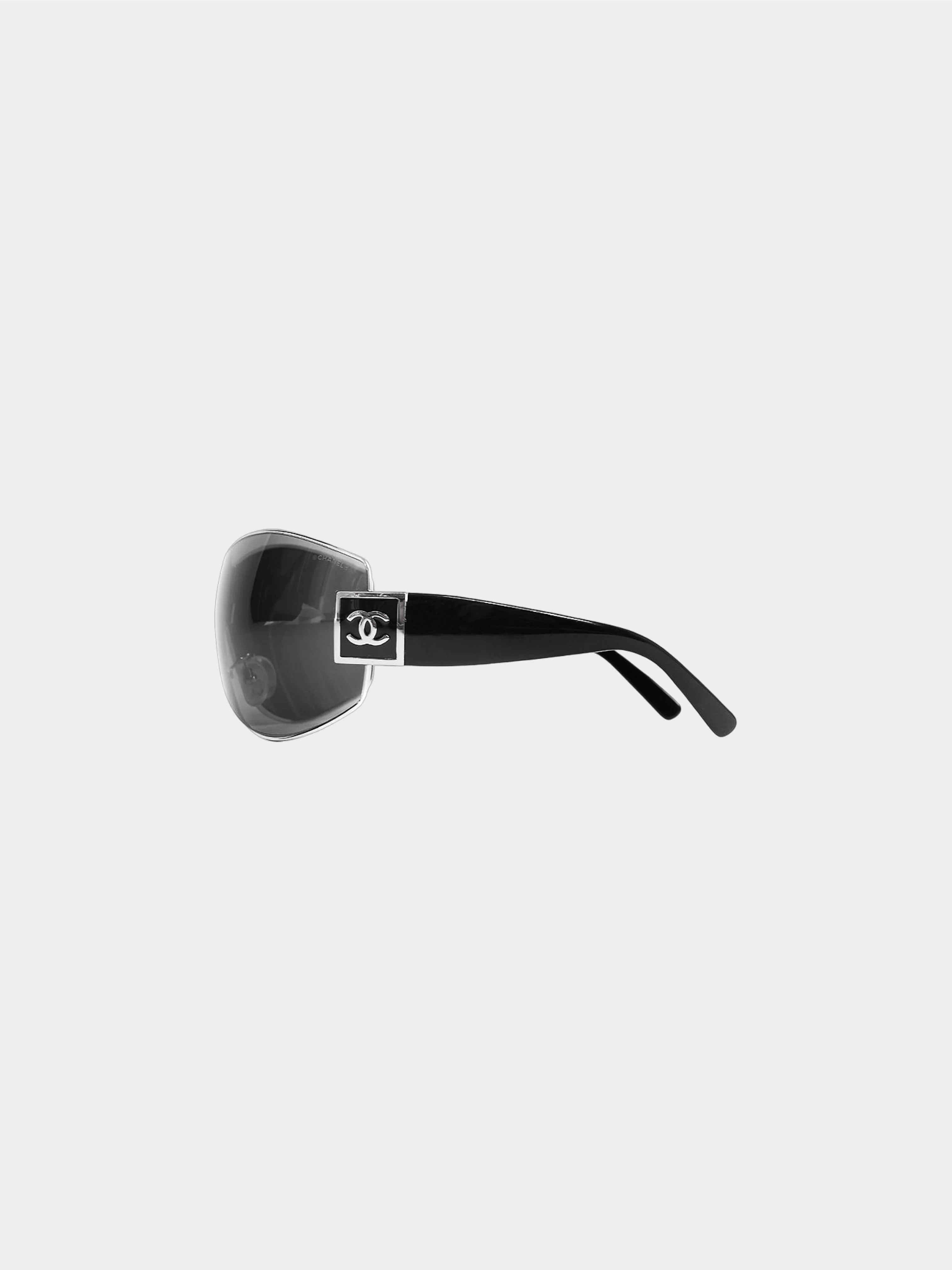 Chanel 2000s Oversized CC Sunglasses - Image 3