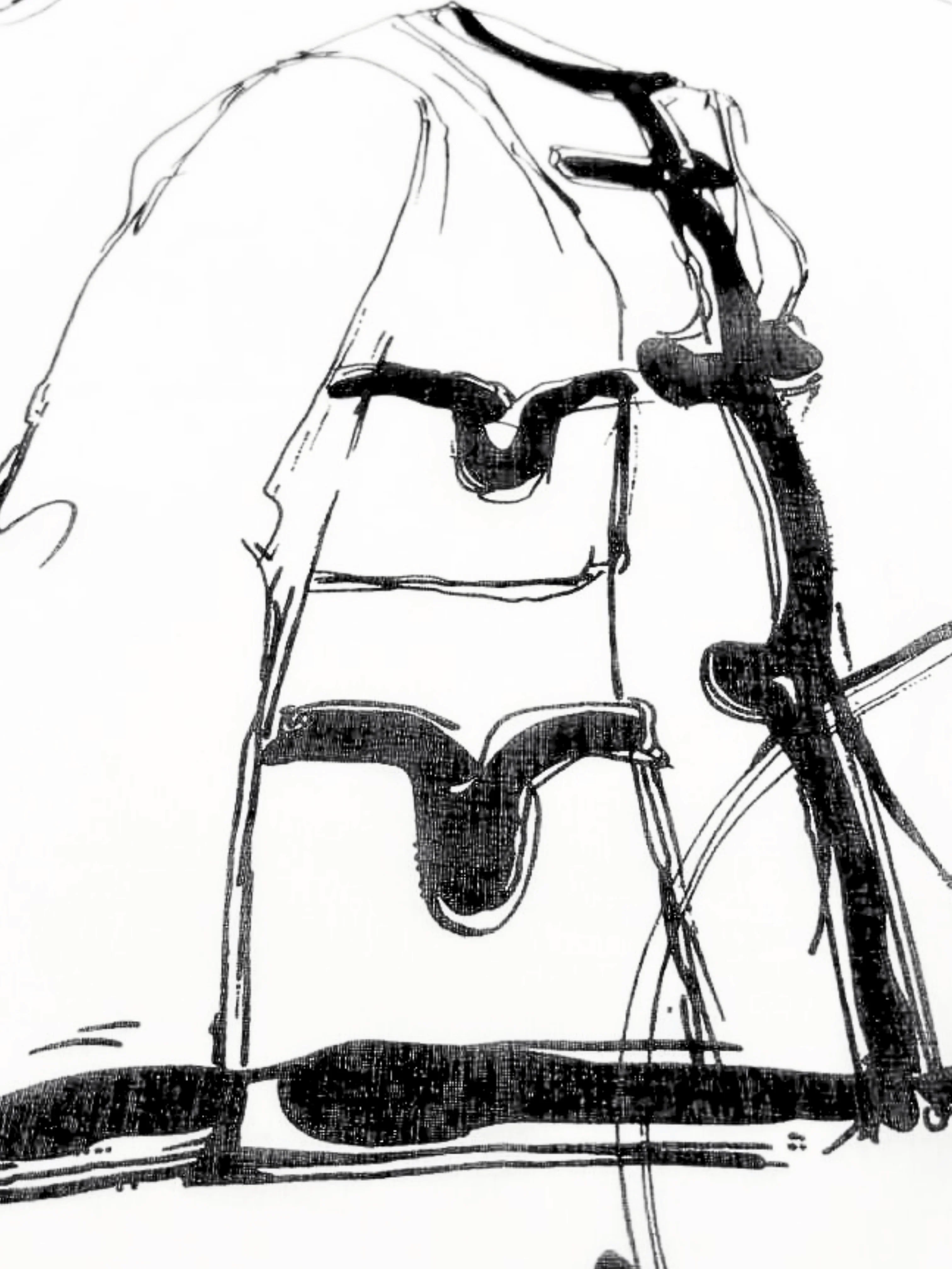 Chanel 2000s White and Black Chanel Jacket Print Scarf - Image 5