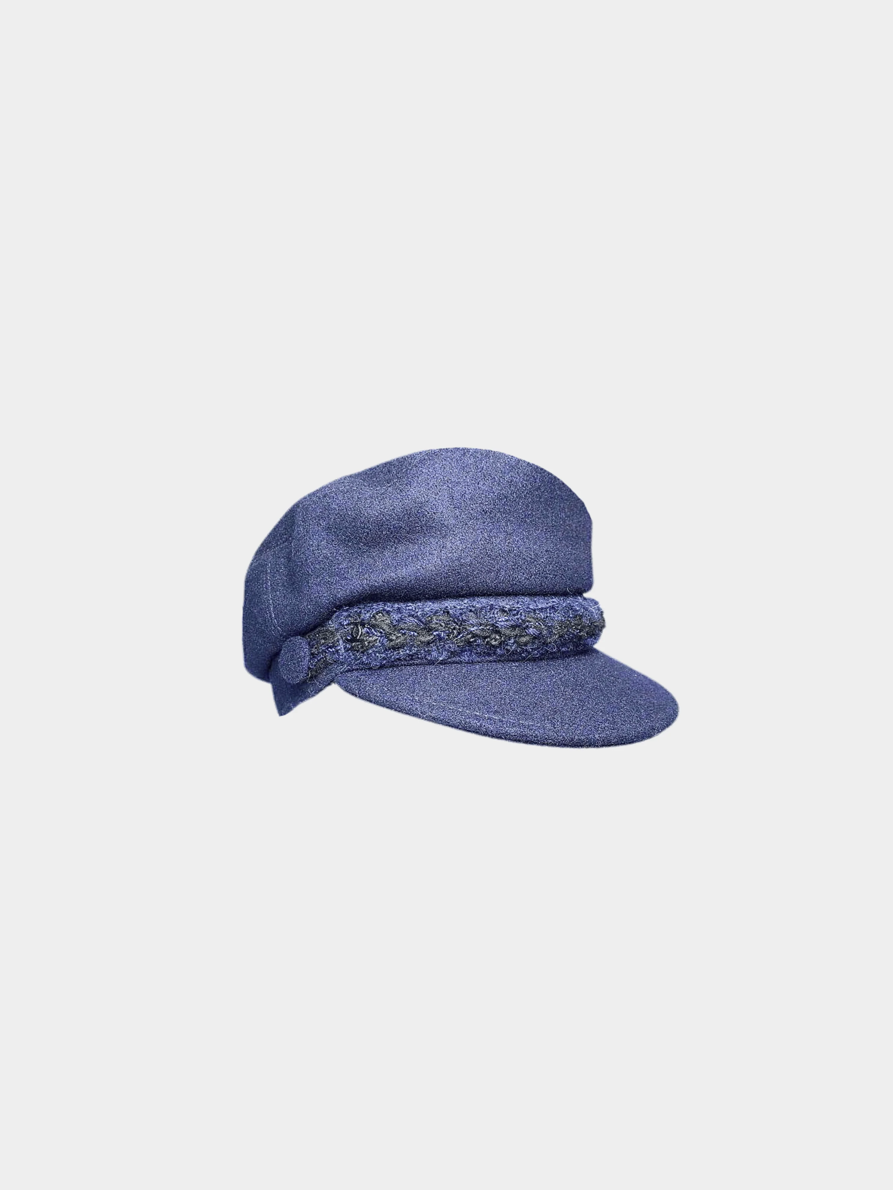 Chanel 2000s Wool Sailor Beret Hat