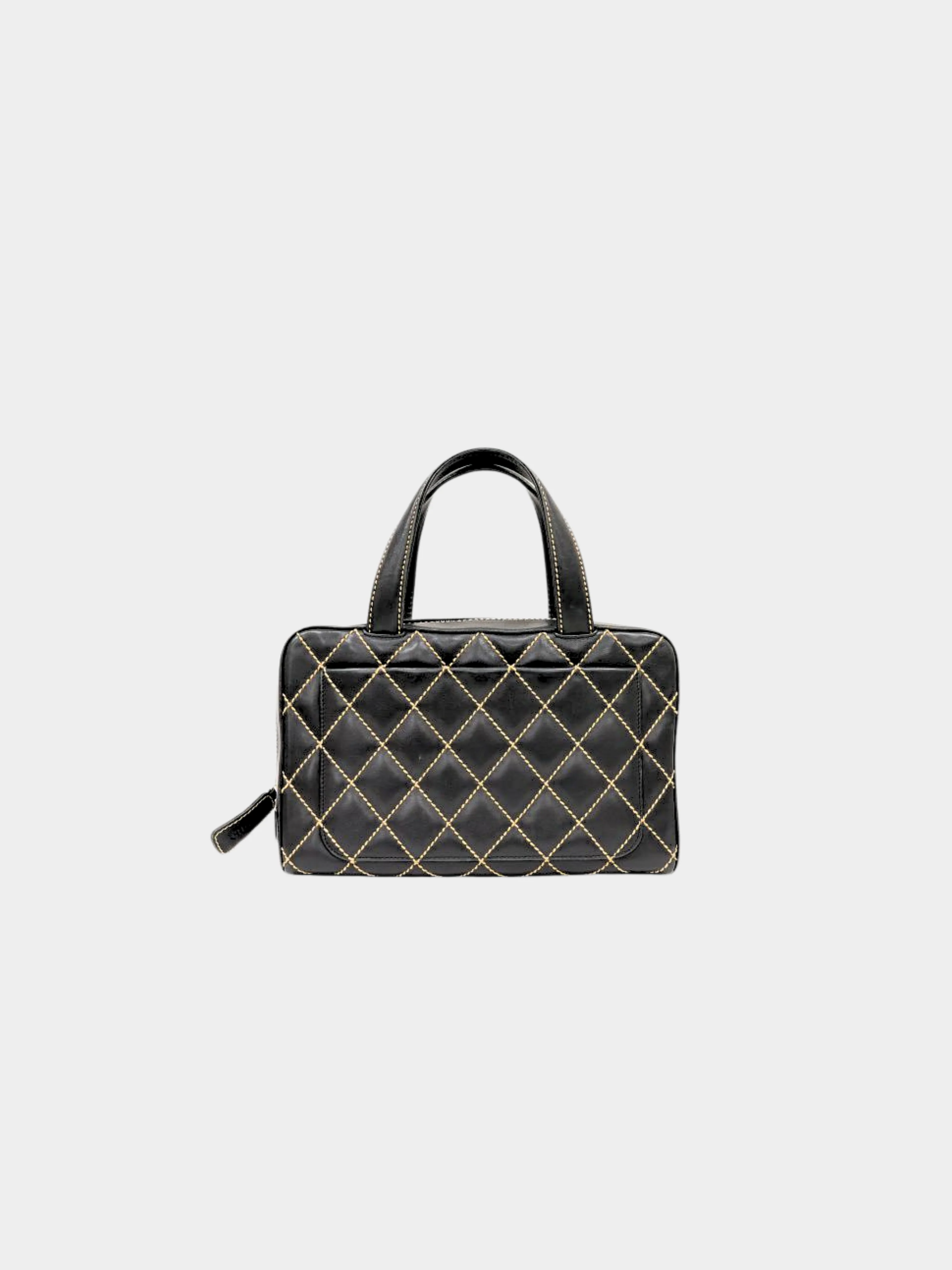 Chanel 2001 Black Wild Stitch Bag - Image 2