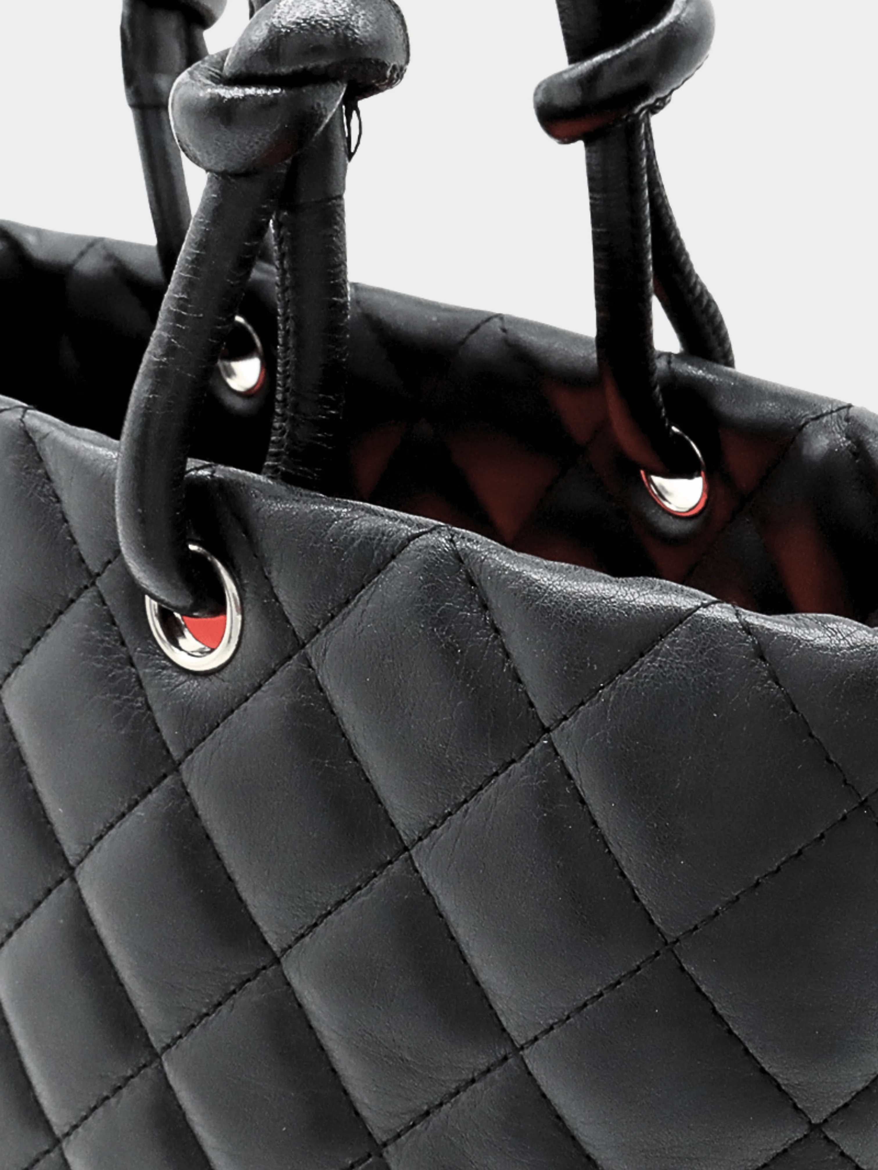 Chanel 2005 Black Cambon Logo Handbag - Image 4