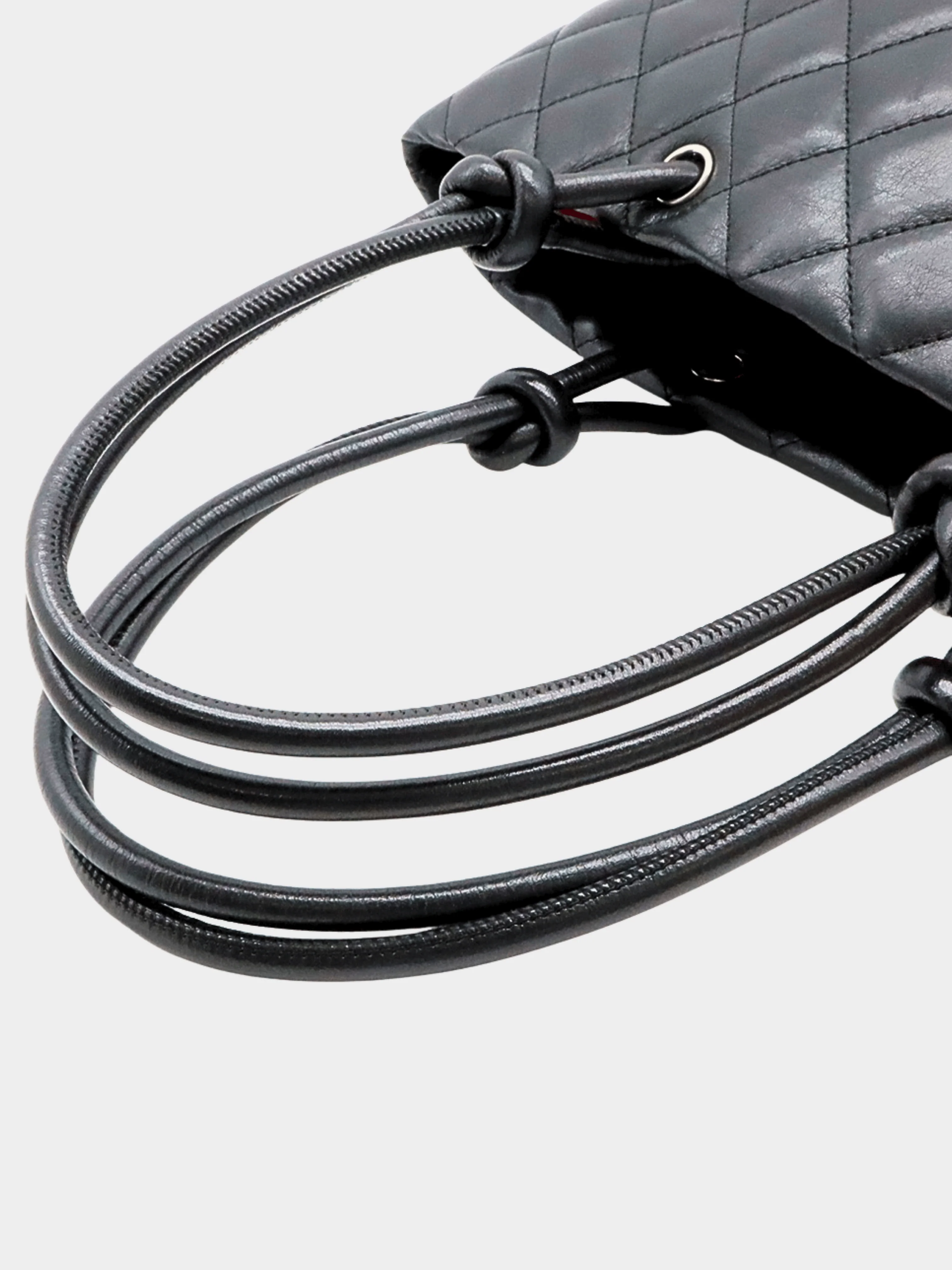 Chanel 2005 Black Cambon Logo Handbag - Image 5