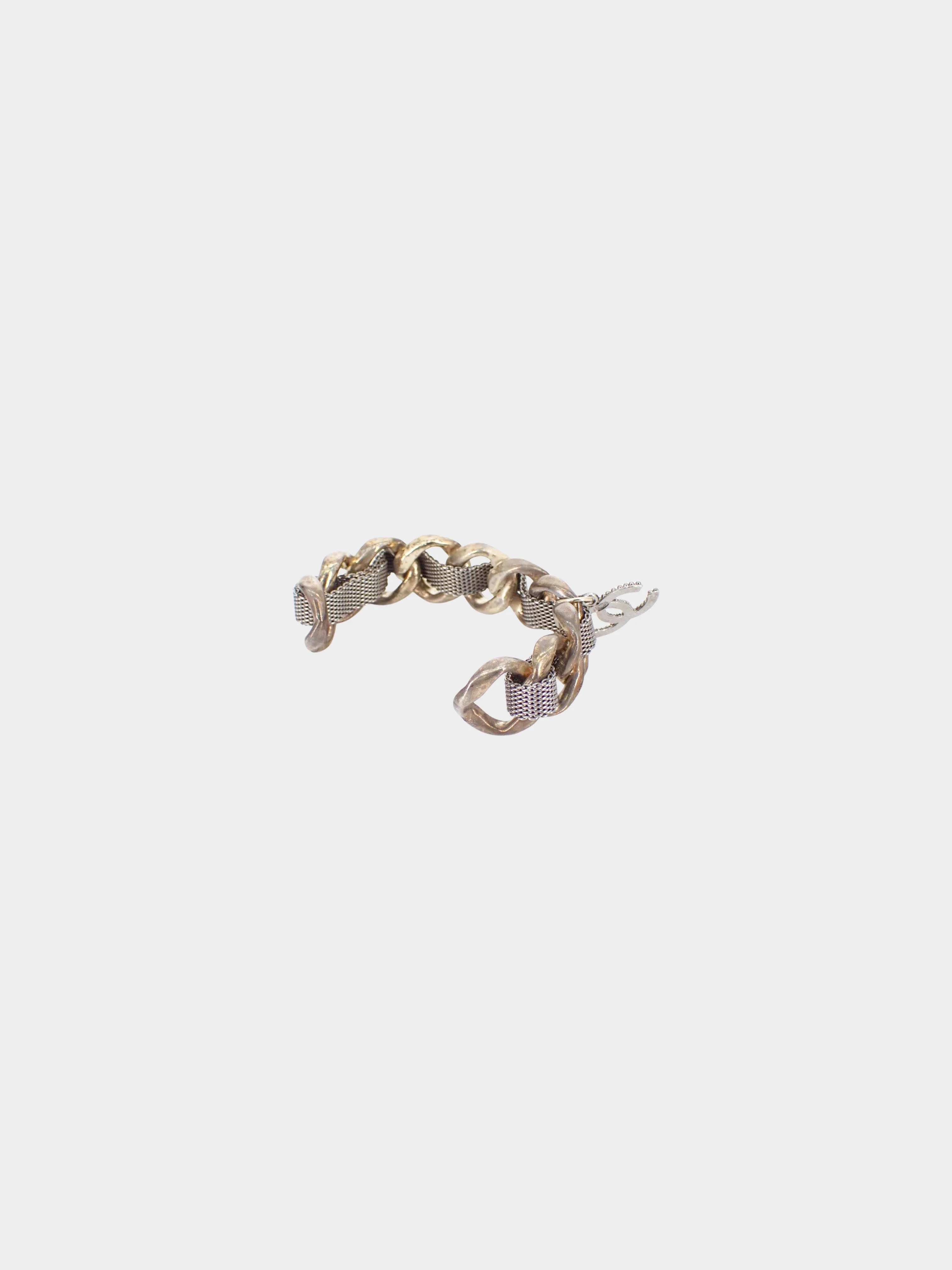 Chanel Fall 2006 Chain Link CC Metal Bracelet - Image 2