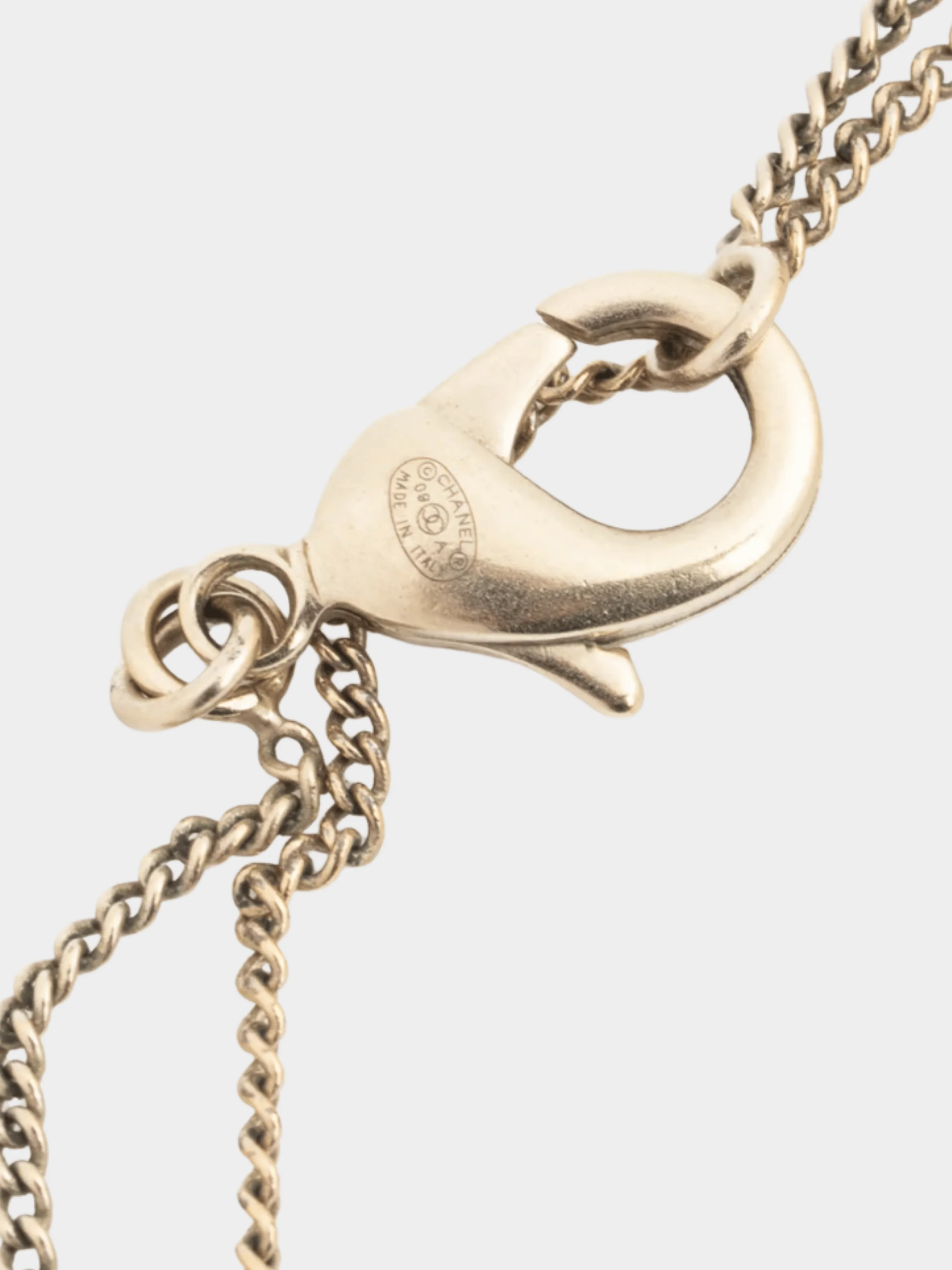 Chanel 2009 Métiers d’Art Gold-Tone Multi CC Double Wrap Long Chain Necklace - Image 5