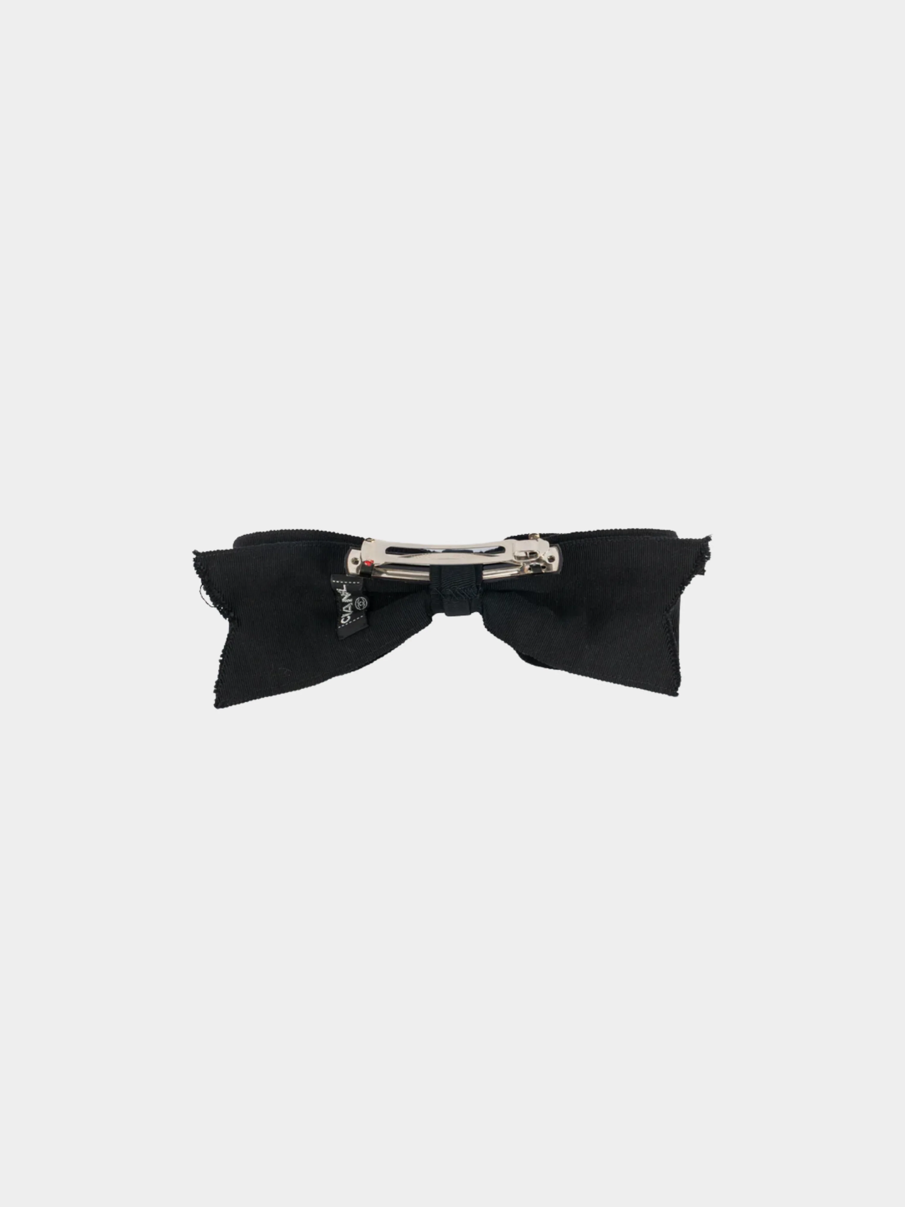 Chanel 2010s Black Bow Hair Jewelry - Image 2