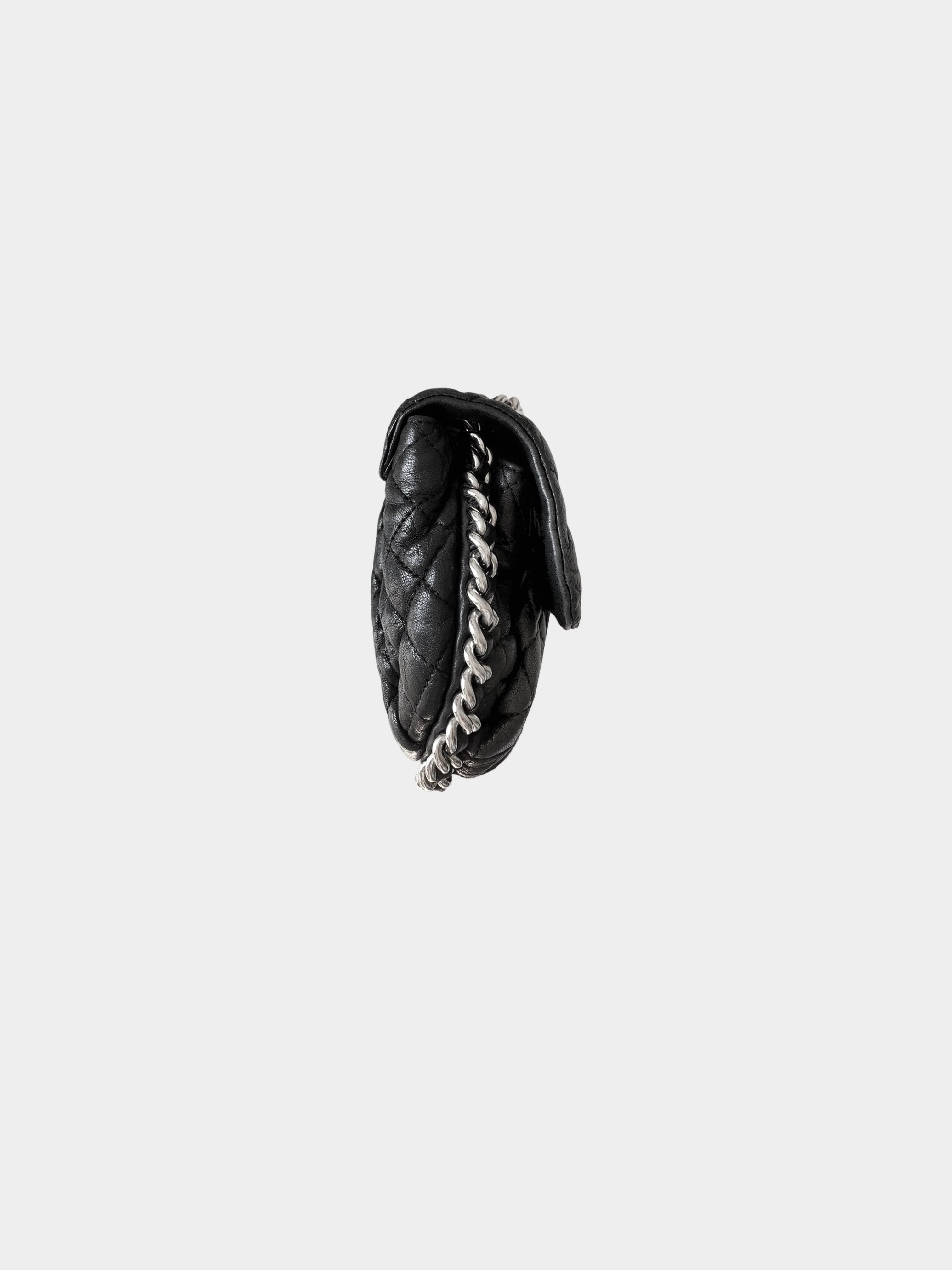 Chanel 2011-2012 Black Chain Around Mini Flap Bag - Image 3