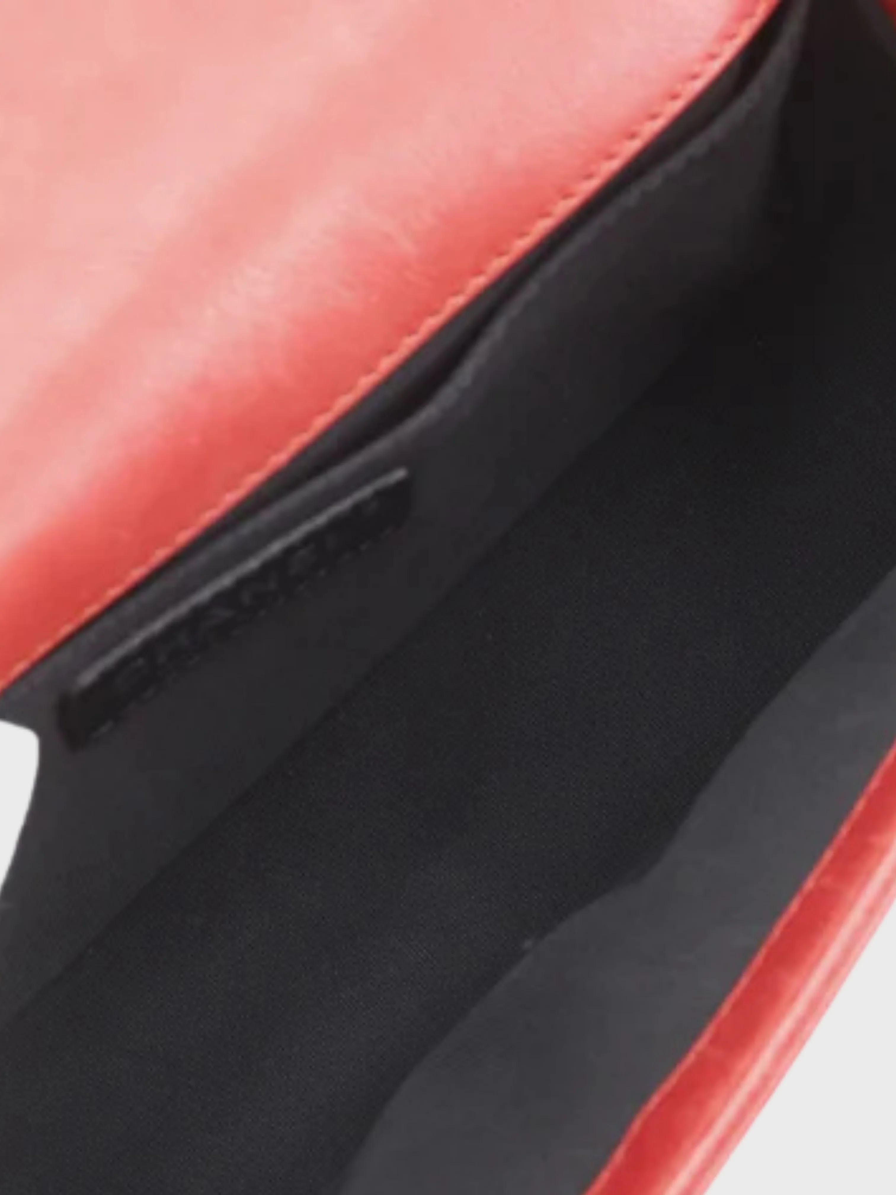 Chanel 2012 Red Leather Boy Chanel Shoulder Bag - Image 6