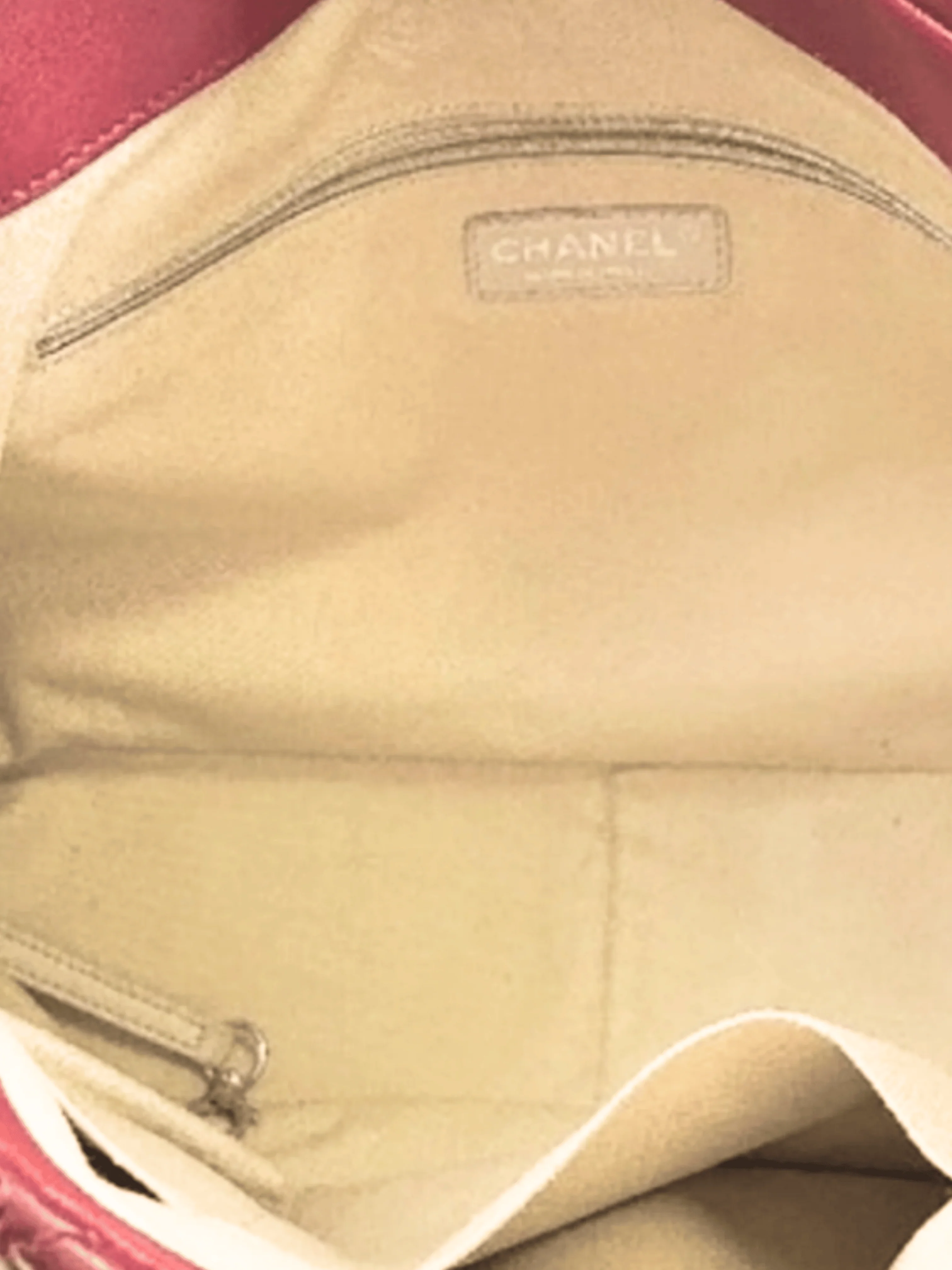 Chanel 2012 Red Timeless CC Soft Quilted Leather Shopping Tote Bag - Image 6