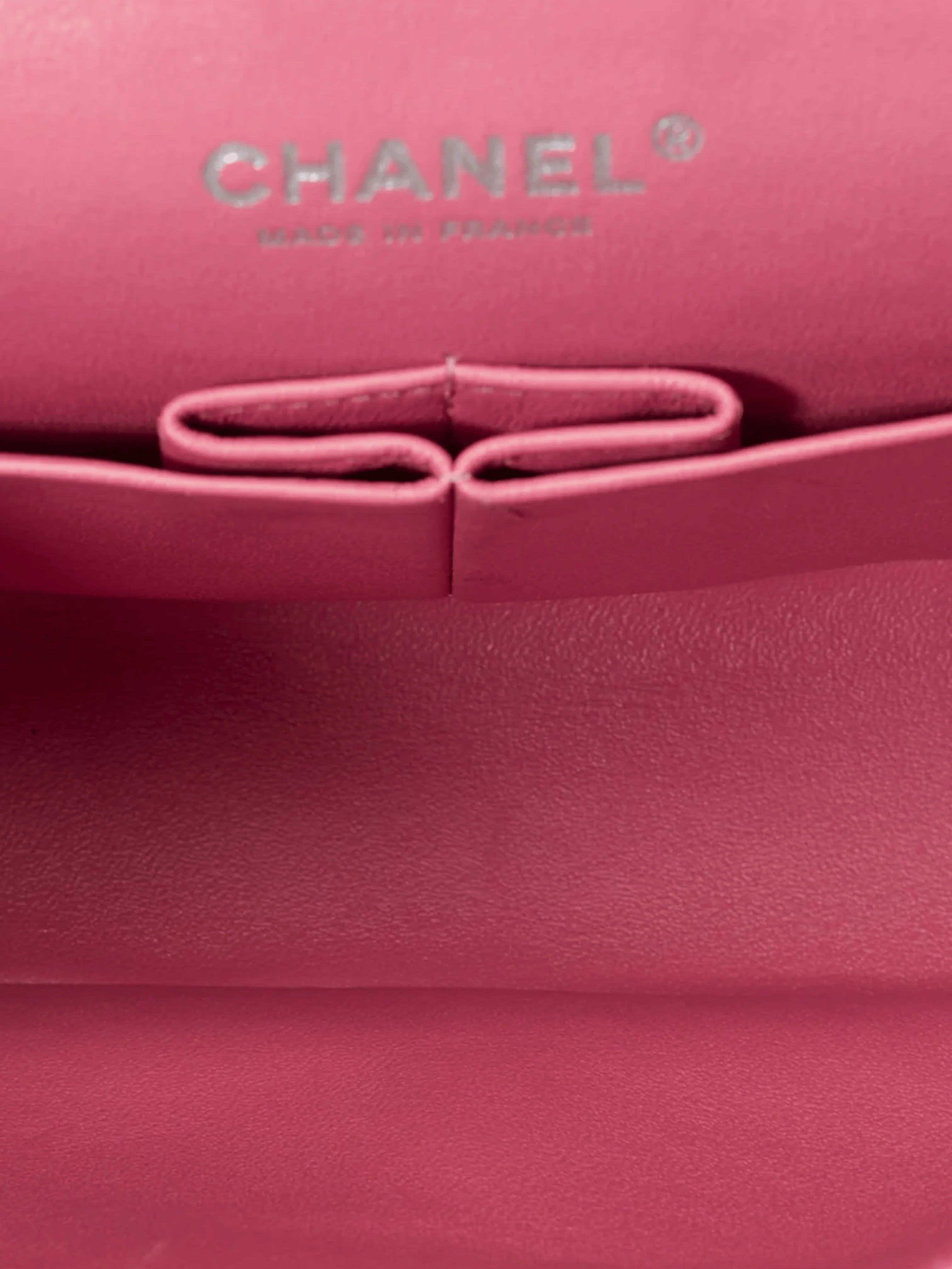 Chanel 2014 Pink Caviar Quilted Classic Flap Bag - Image 5