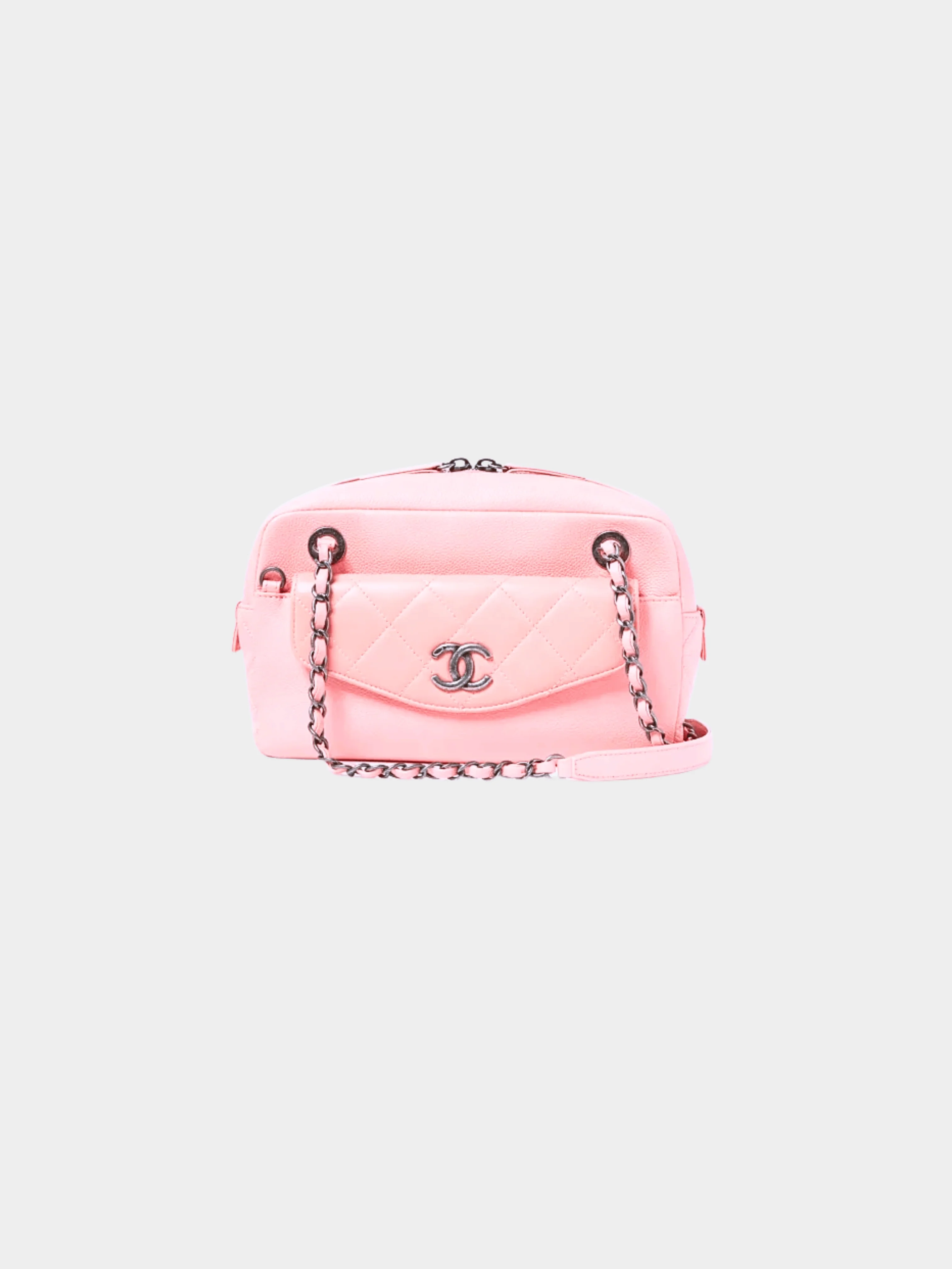 Chanel 2016 Pink Coco Break Camera Case Shoulder Bag