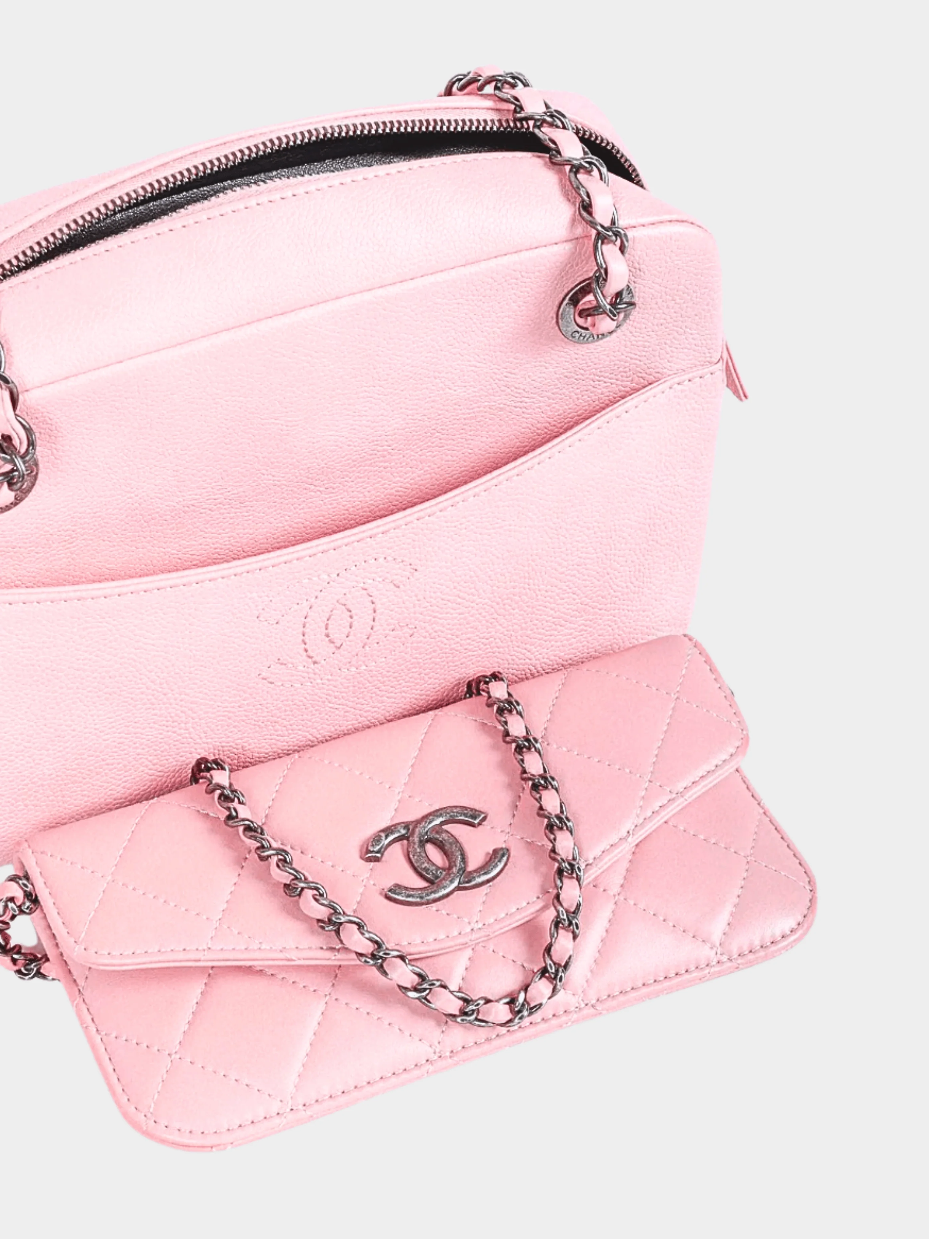 Chanel 2016 Pink Coco Break Camera Case Shoulder Bag - Image 5