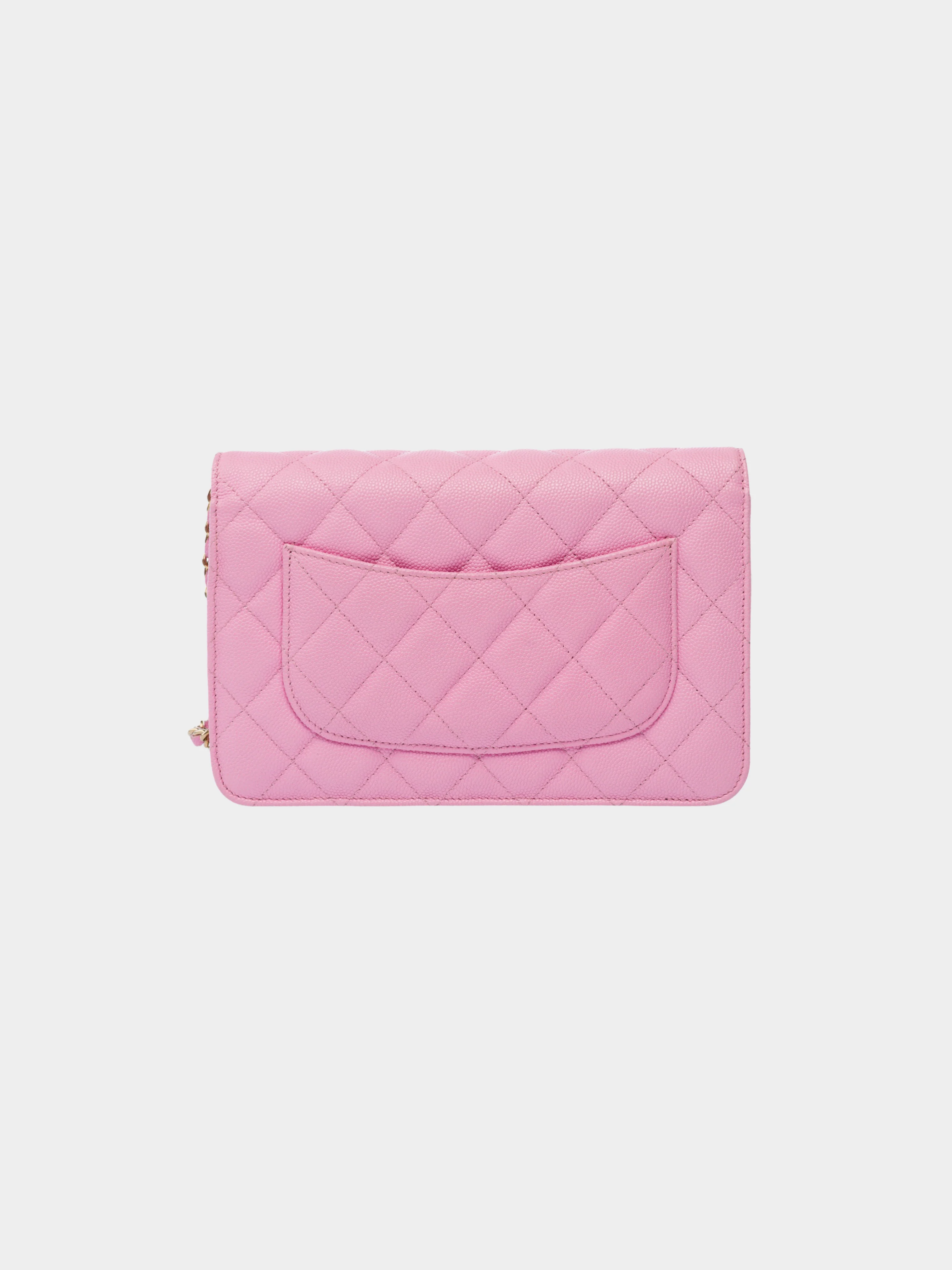 Chanel 2019 Pink Classic Wallet On Chain Bag - Image 2