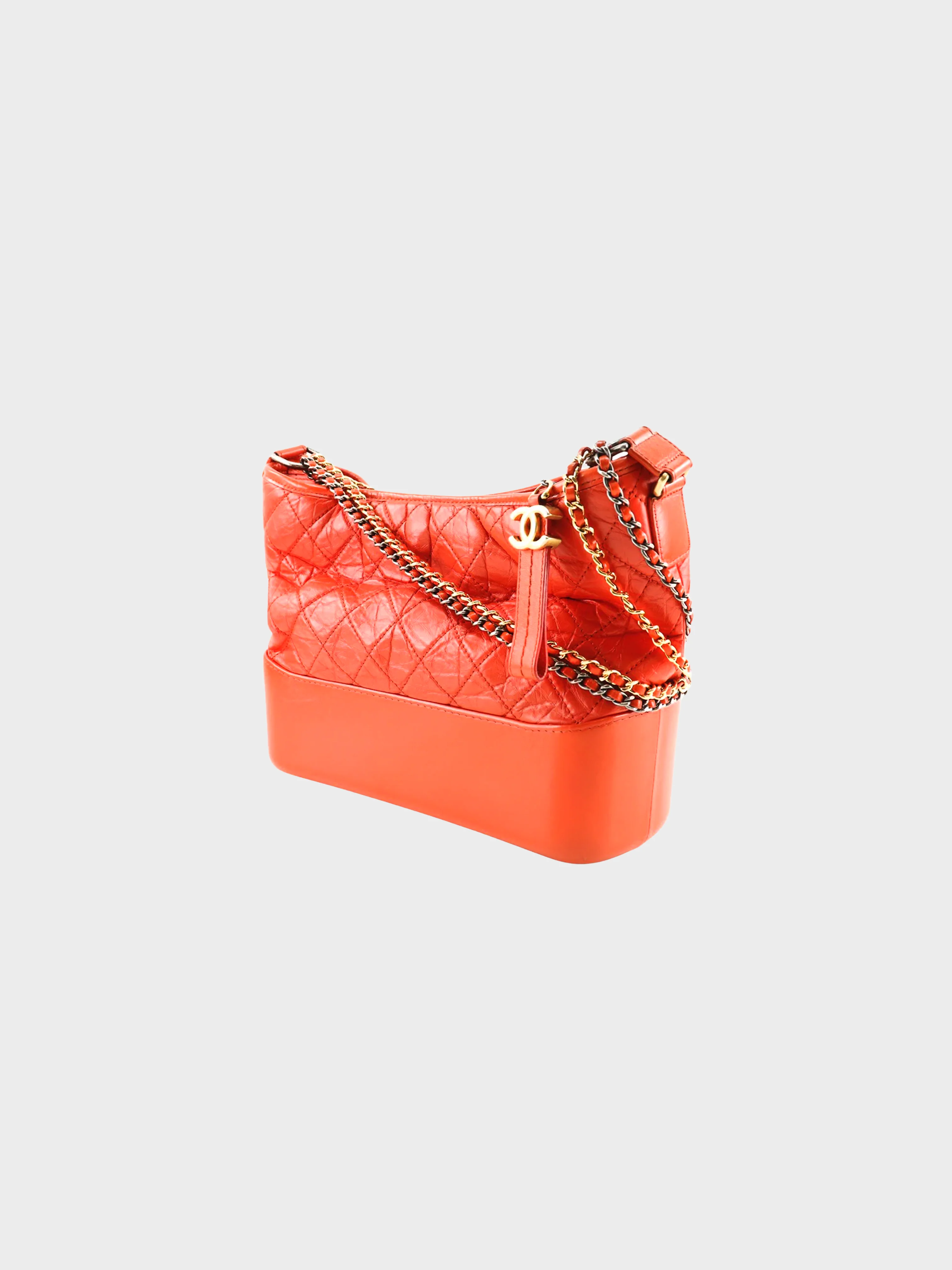 Chanel 2019 Red Gabrielle Hobo Shoulder Bag - Image 2