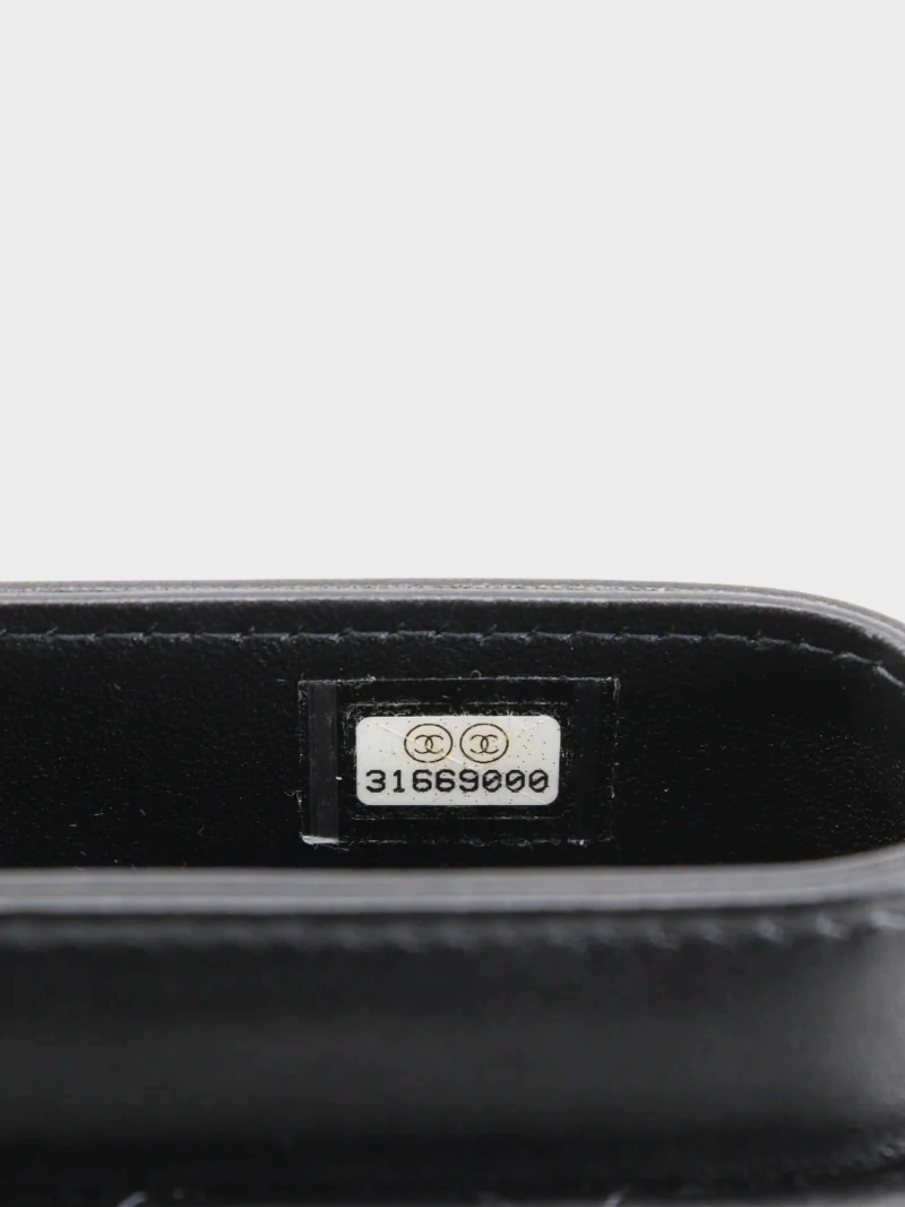 Chanel 2021 Black Leather Matelasse Chain Pochette Shoulder Bag - Image 6