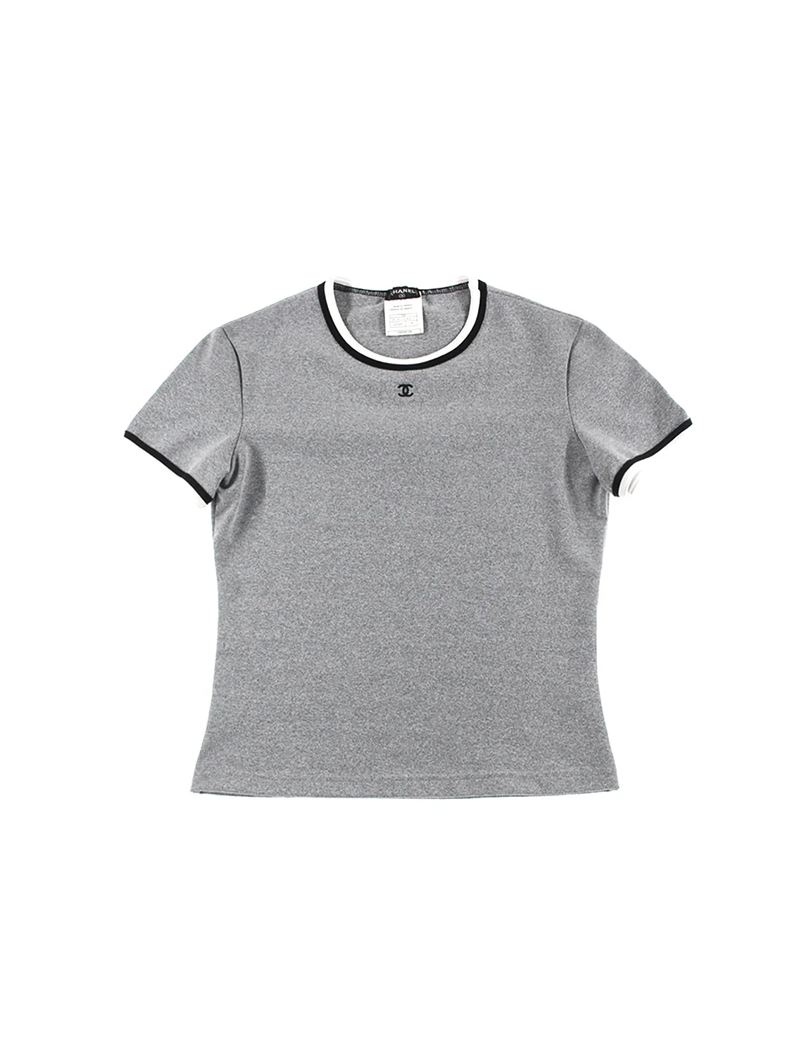Chanel 2000s AW Gray Cotton CC Set - Image 2