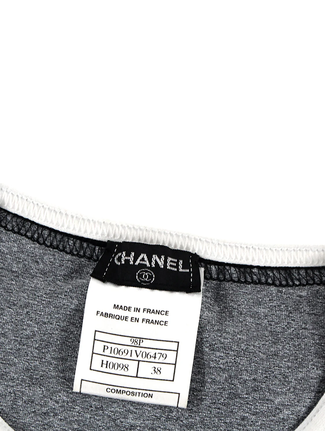 Chanel 2000s AW Gray Cotton CC Set - Image 4
