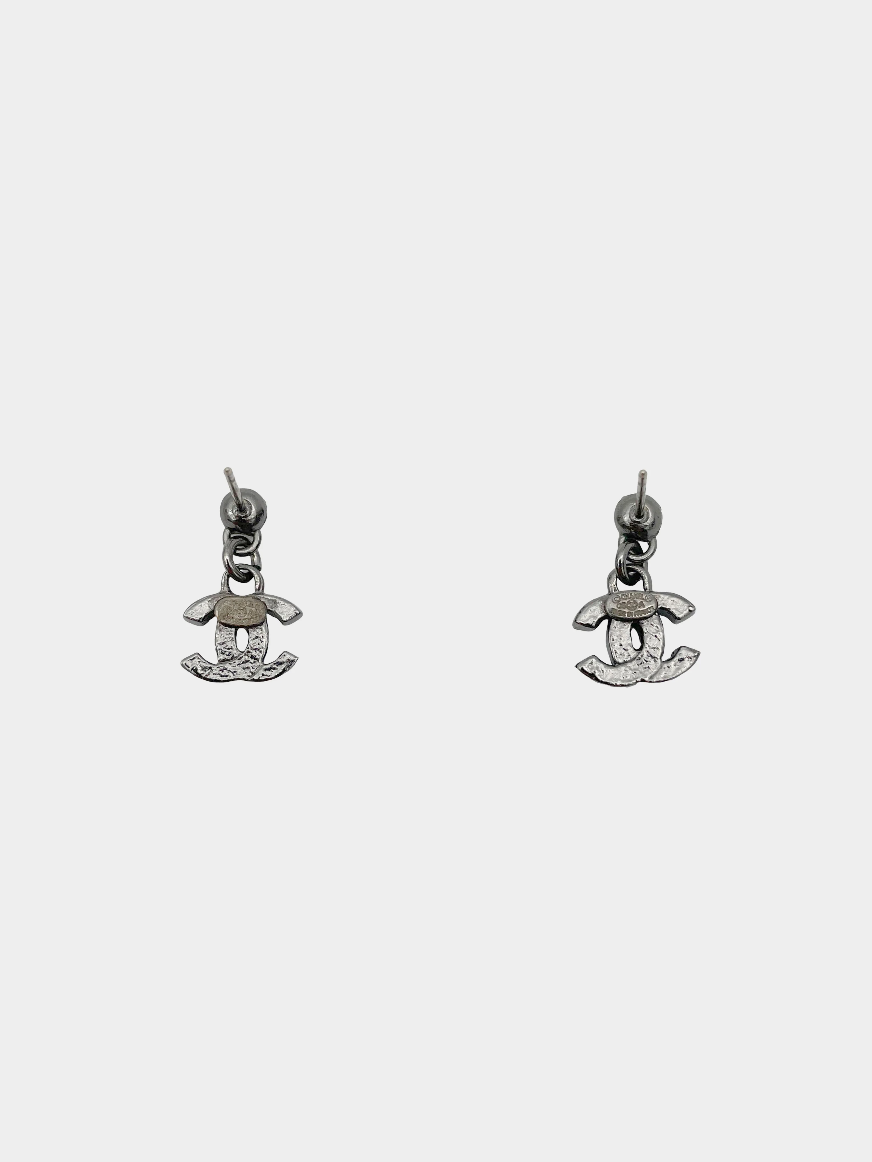 Chanel AW 2005 Rainbow Jewel CC Earrings - Image 2