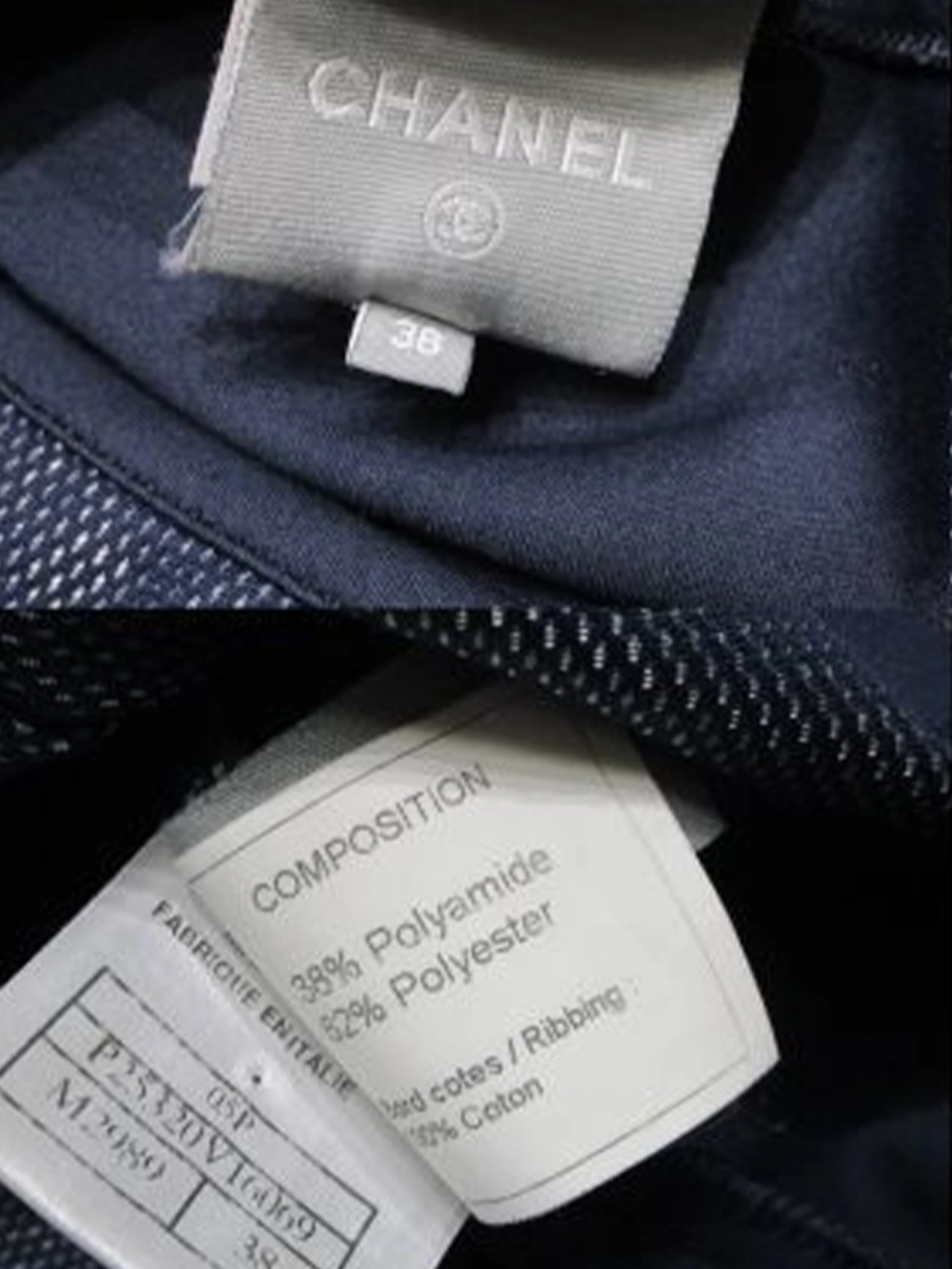 Chanel 2000s Blue Sports Mesh Shirt - Image 5