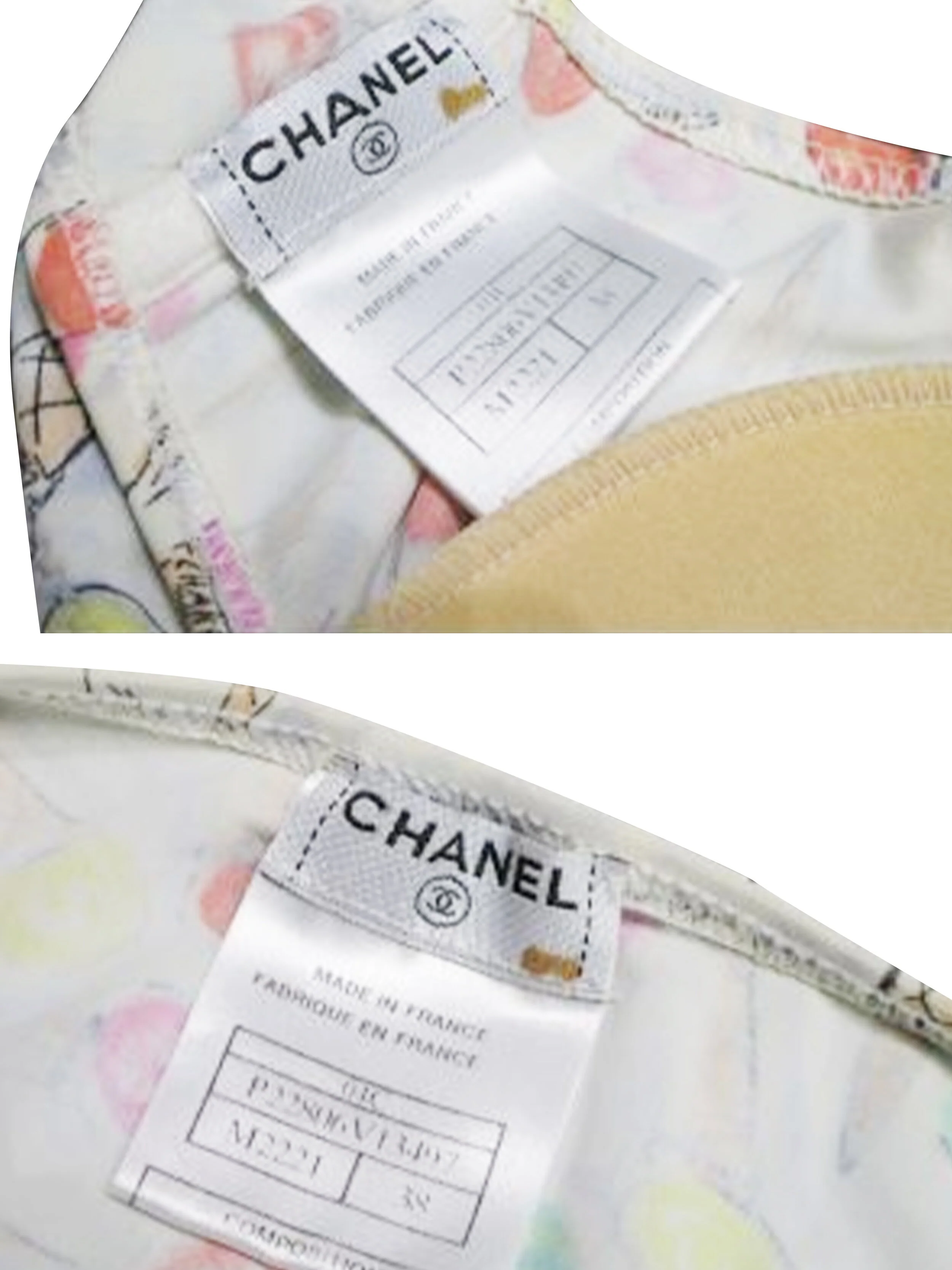 Chanel Rare 2000s S/S Icecream Two-Piece Swimsuit Set - Image 4
