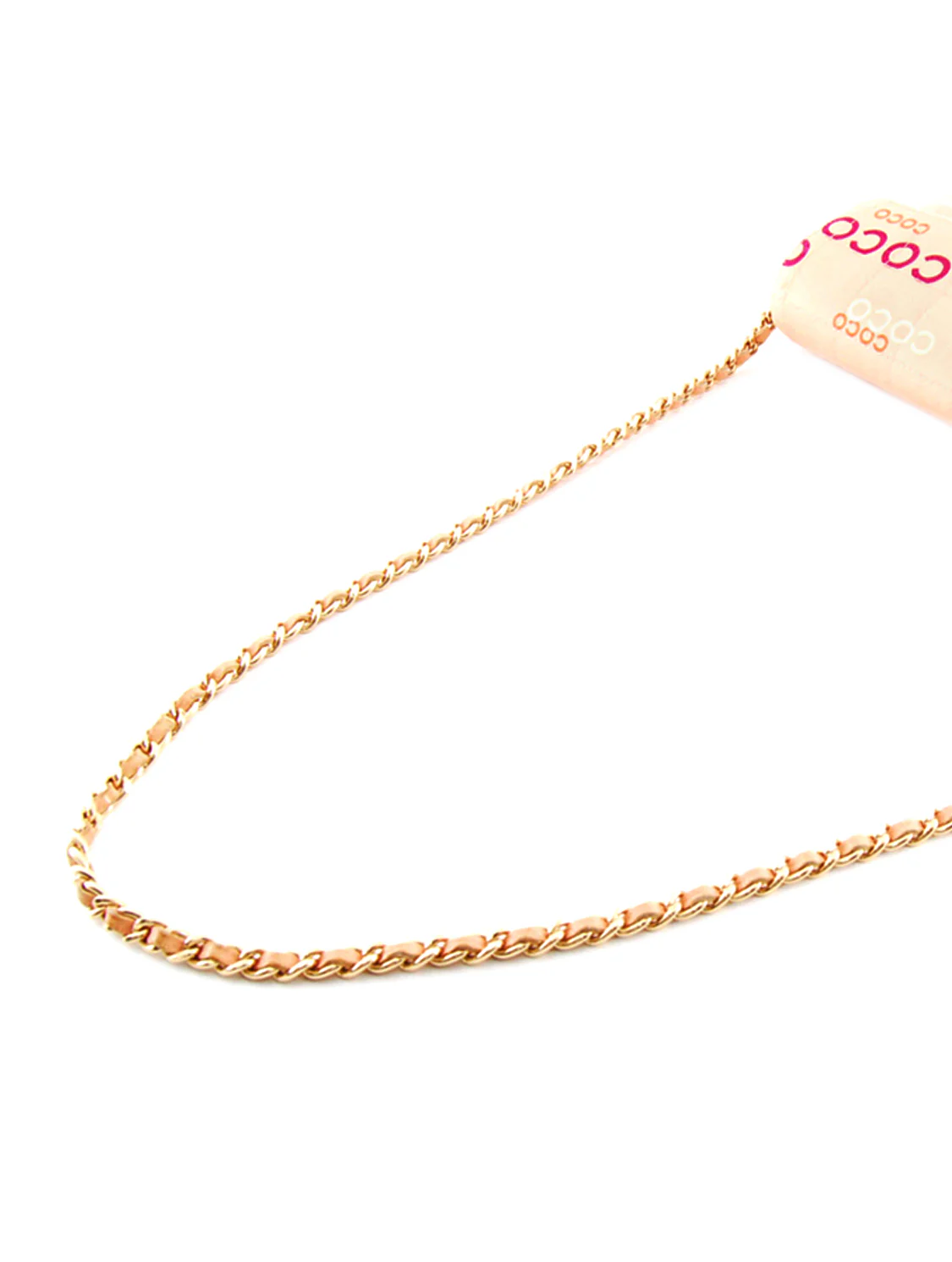 Chanel 2005 Cloth Rare Coco Pink Flap Bag - Image 4