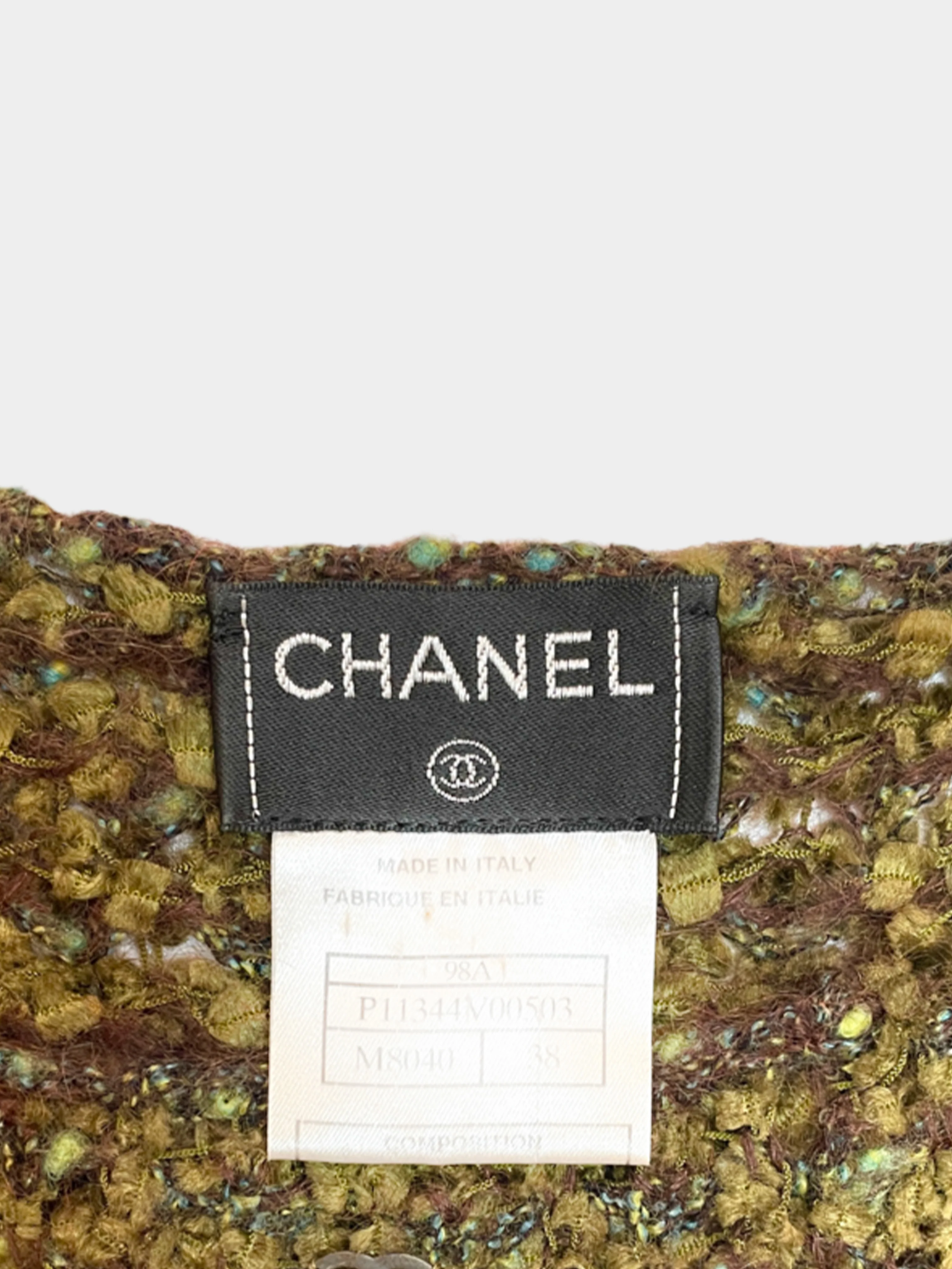 Chanel AW 1998 Tweed Mohair Knit Top - Image 3