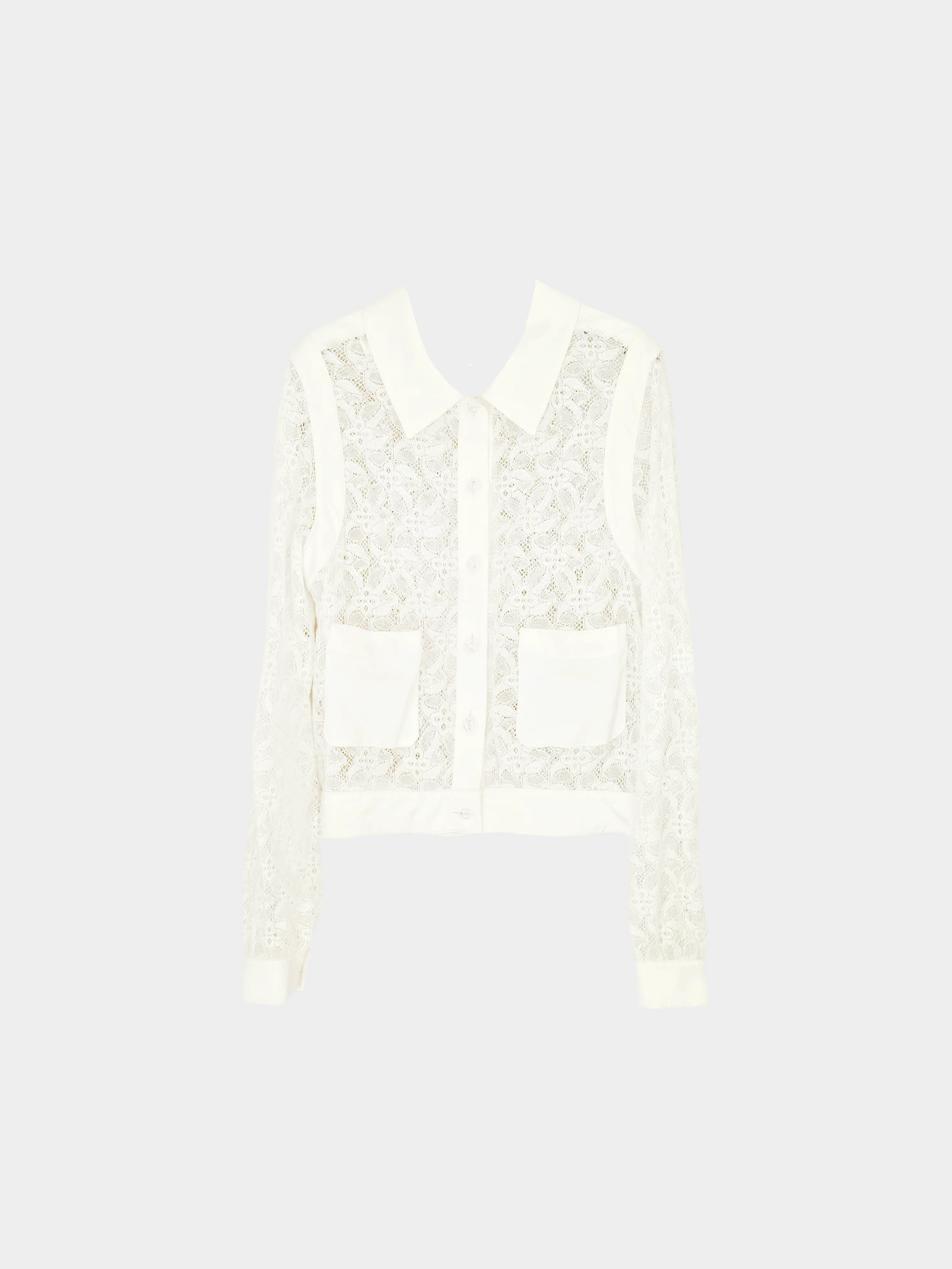 Chanel Cruise 2007 White Lace Cardigan