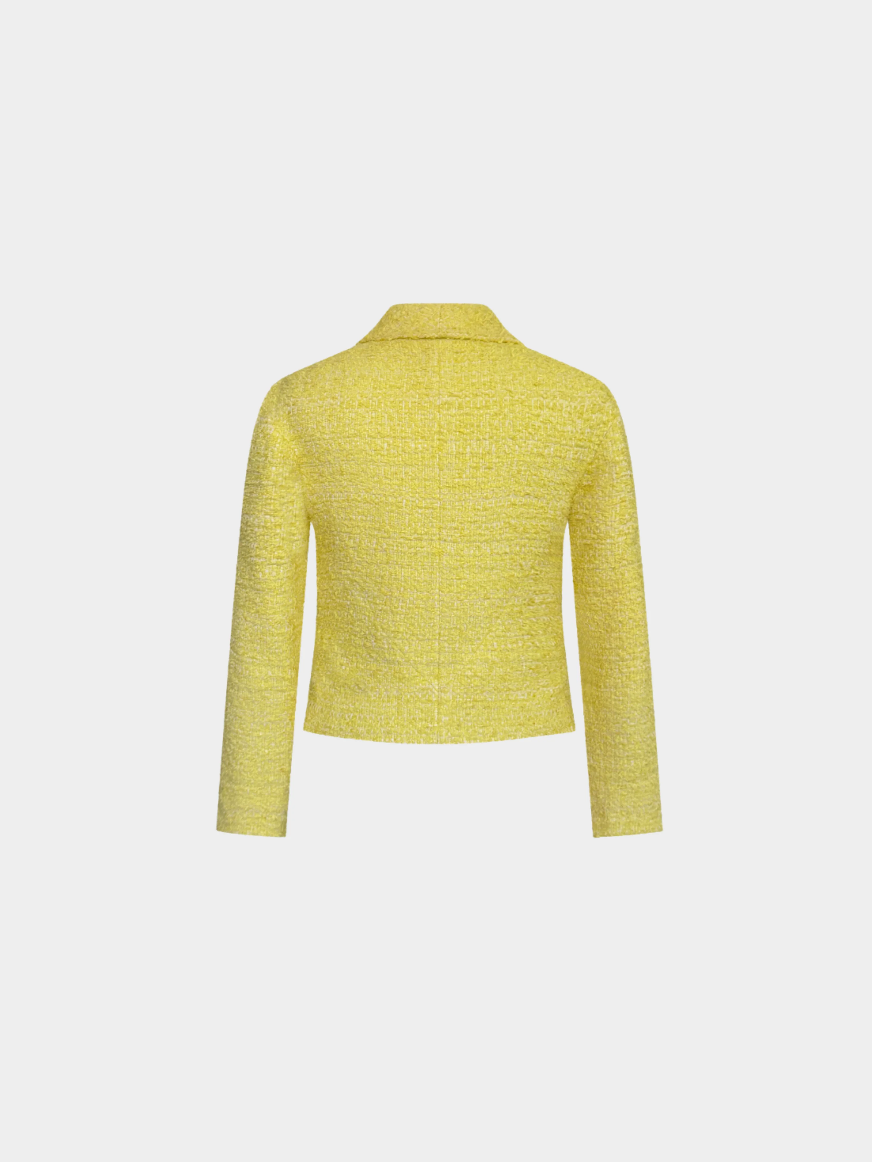 Chanel Cruise 2012 Yellow Tweed Suit Jacket - Image 2