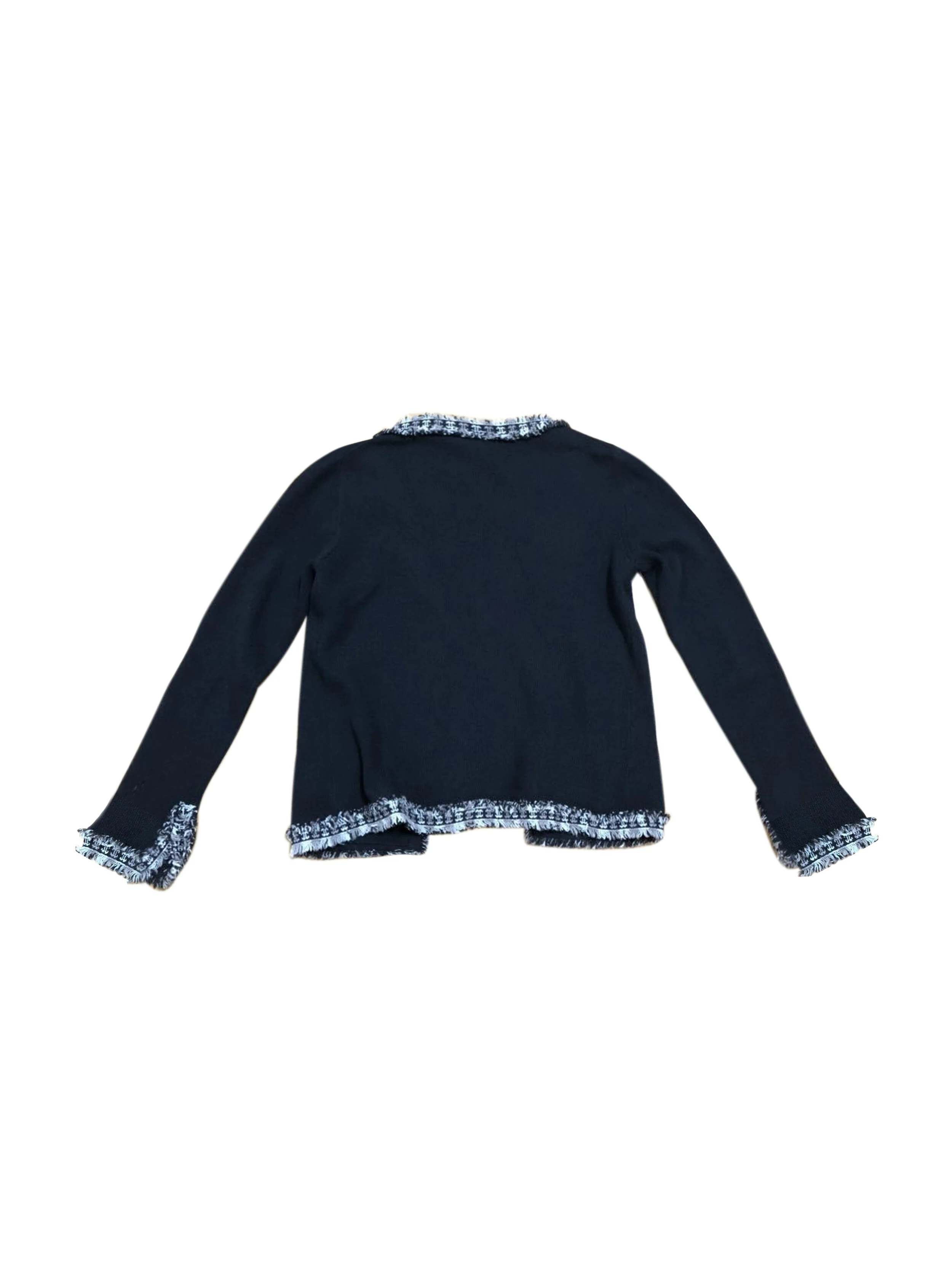 Chanel 2000s Blue Double Pocket Tweed CC Set - Image 2