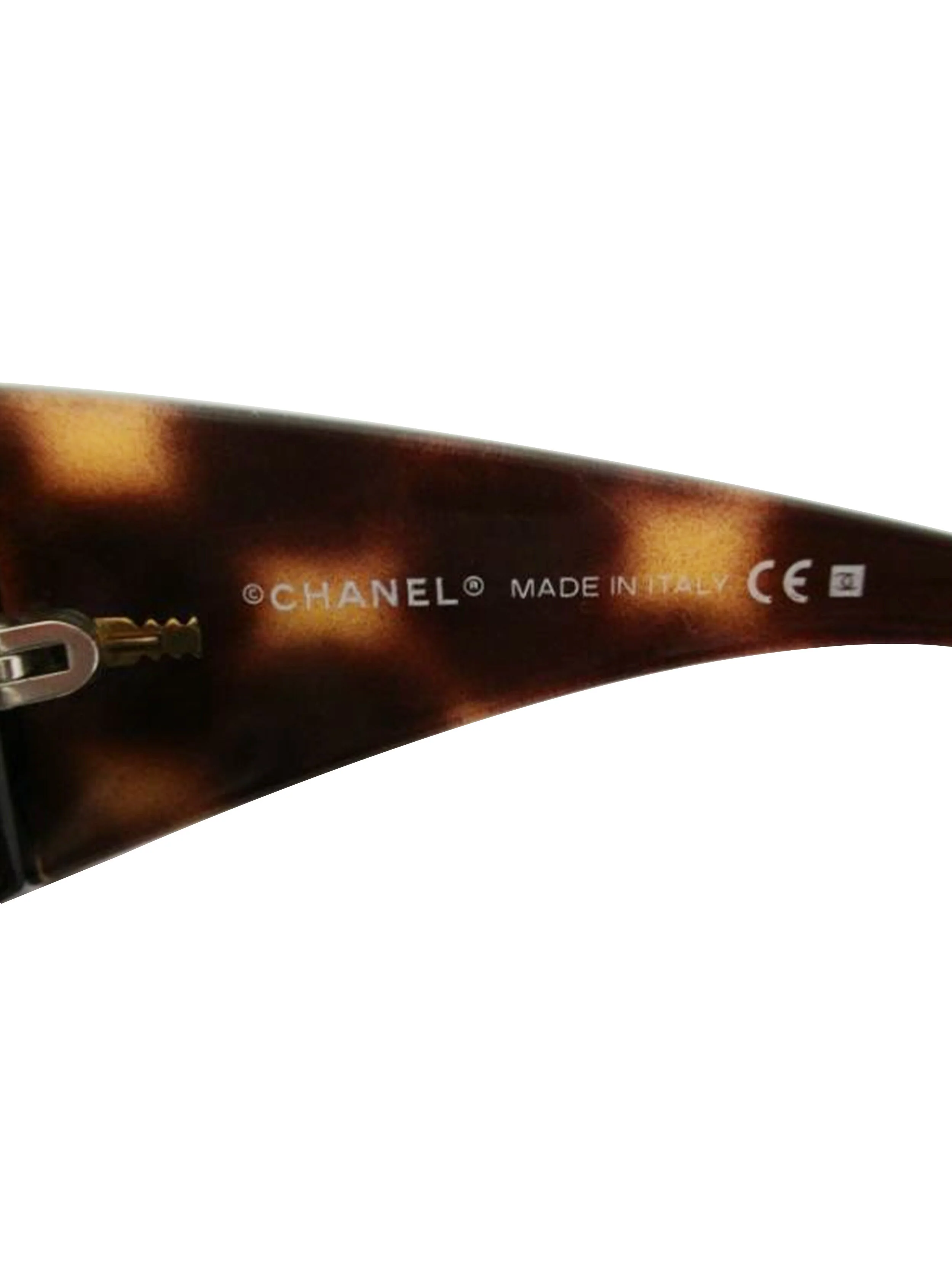 Chanel 2000s Dark Brown Rare Tortoise Sunglasses - Image 5