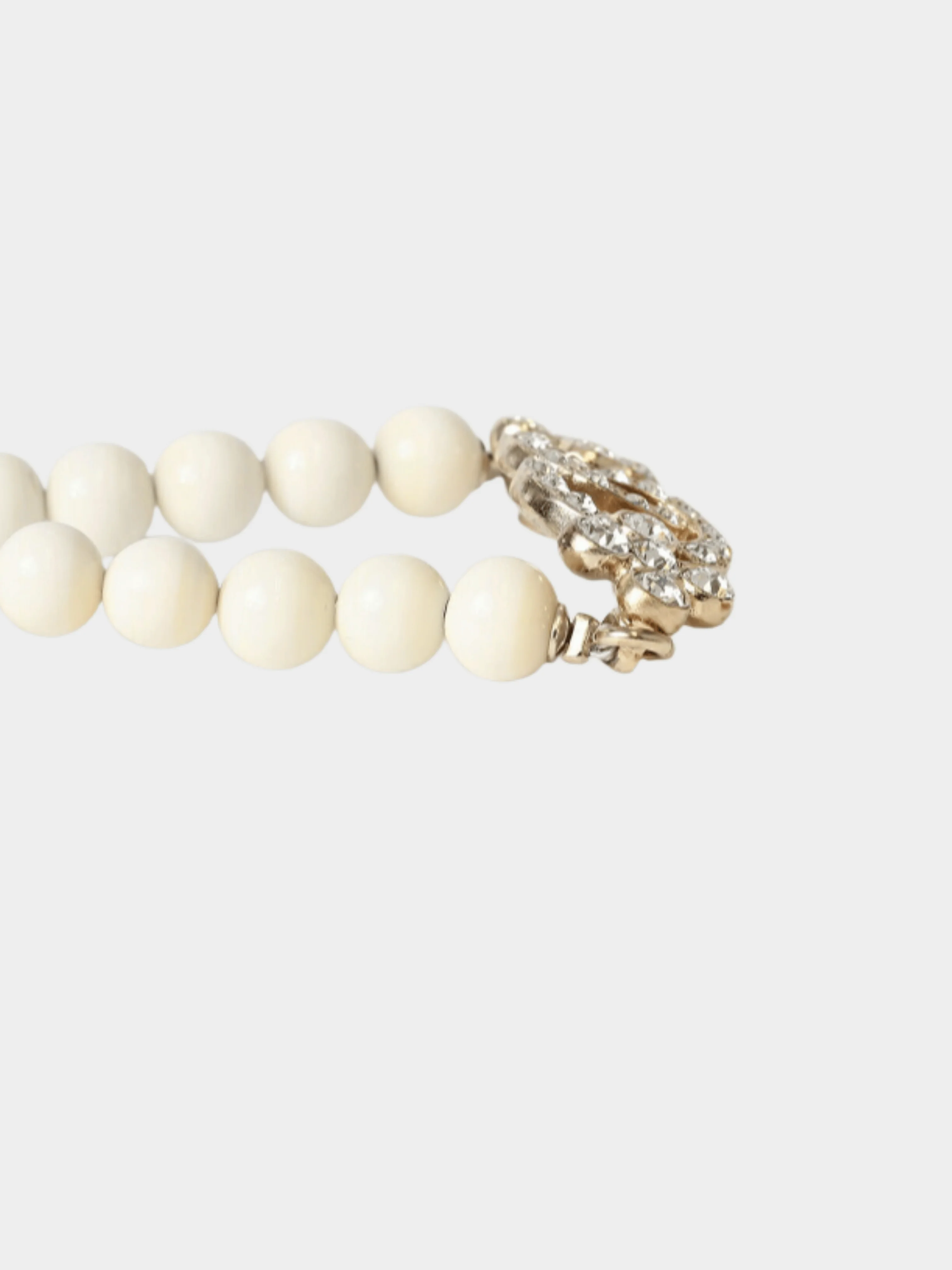 Chanel Fall 2023 Strass & Resin Beads CC Station Bracelet - Image 2