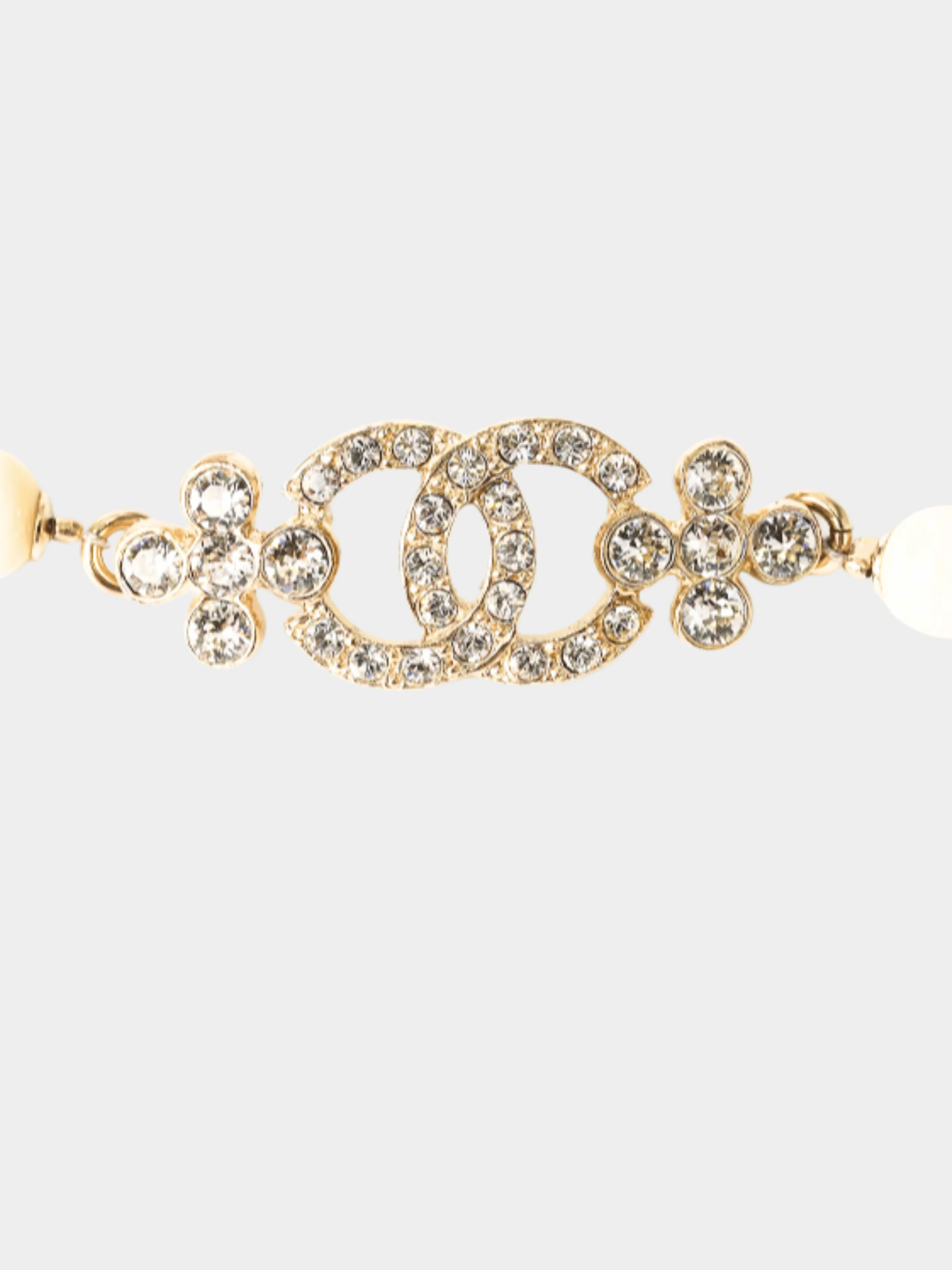 Chanel Fall 2023 Strass & Resin Beads CC Station Bracelet - Image 3