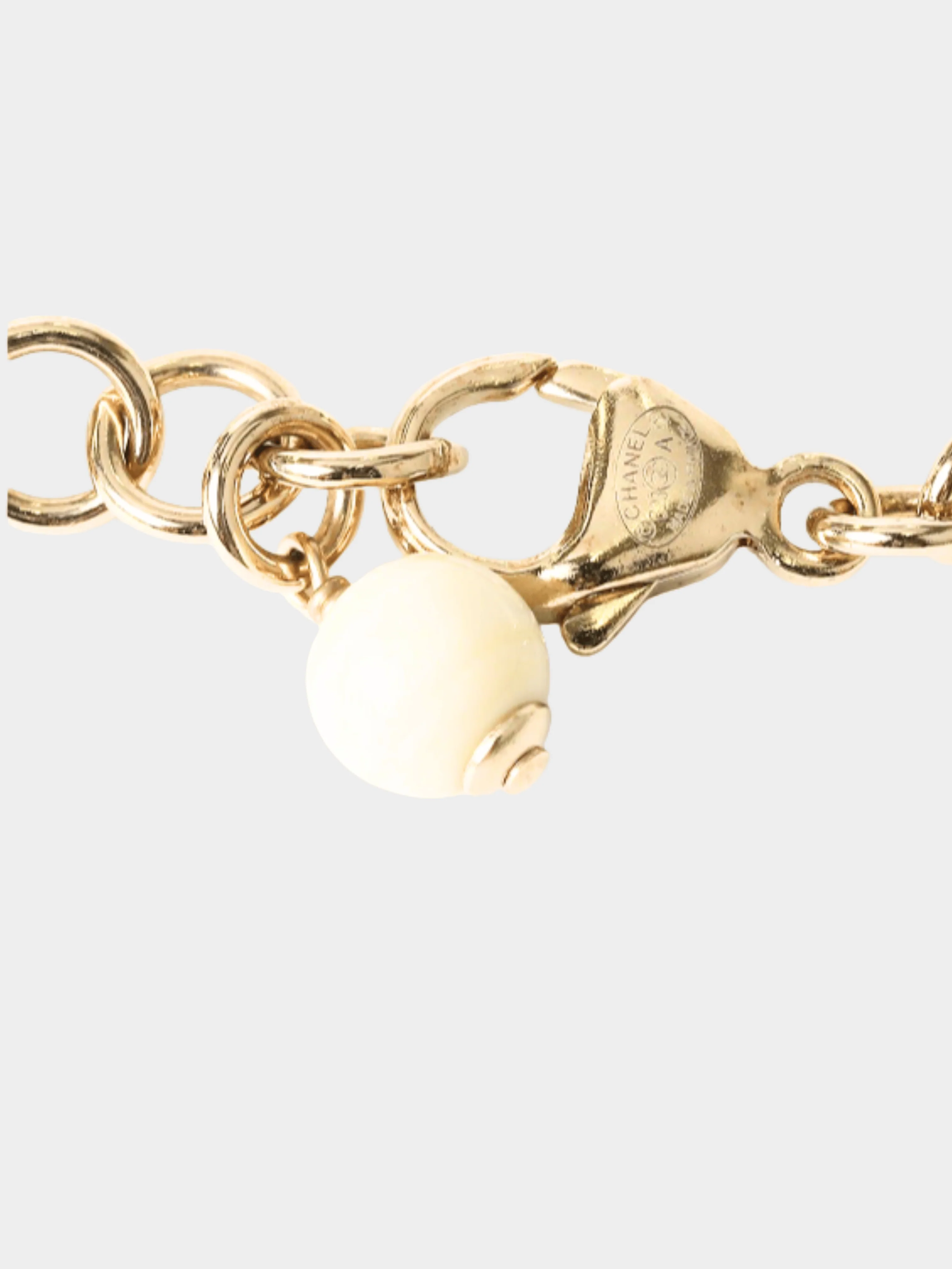 Chanel Fall 2023 Strass & Resin Beads CC Station Bracelet - Image 5