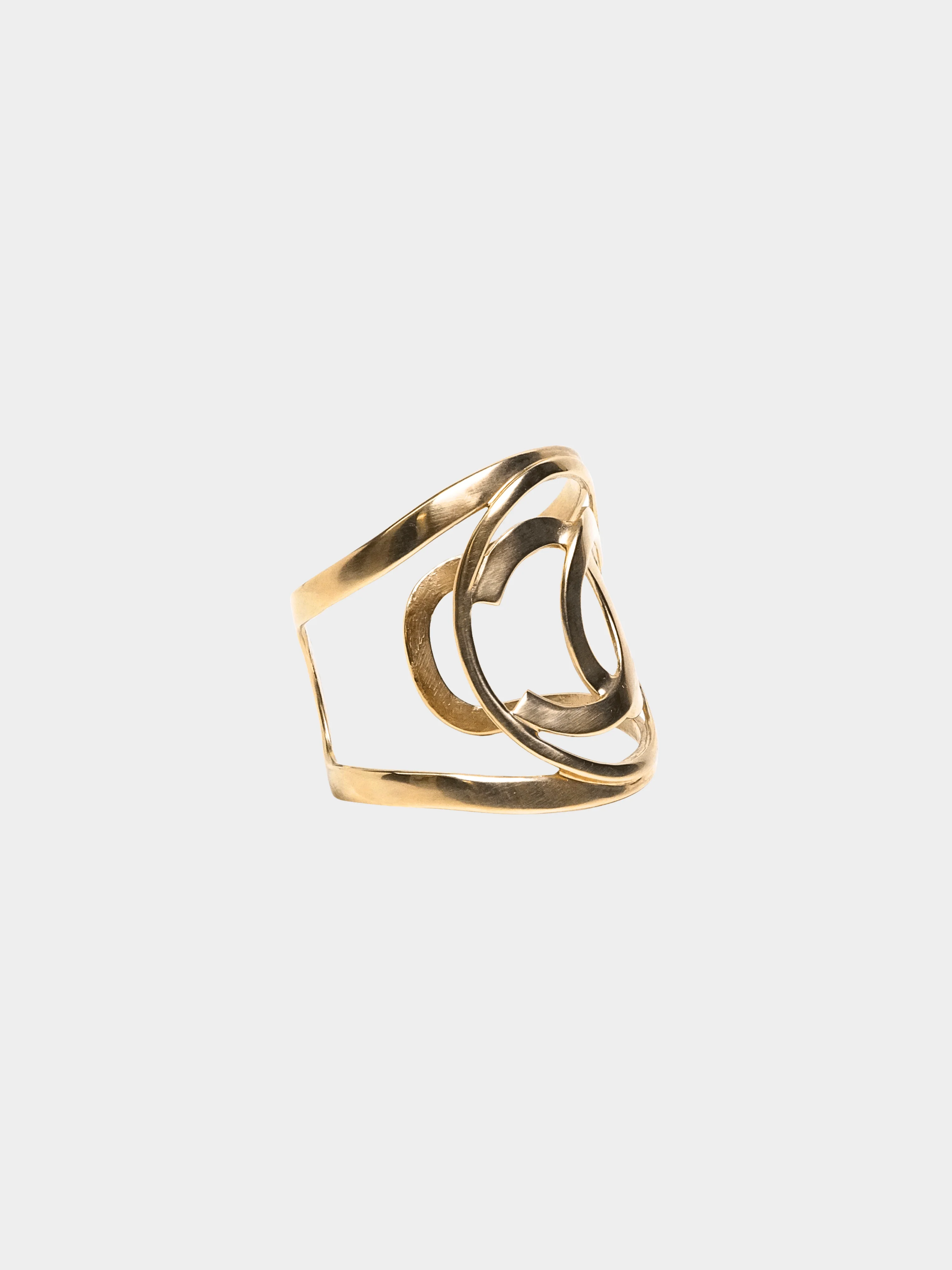 Chanel FW 2016 Champagne Gold Limited Cuff Bracelet - Image 2