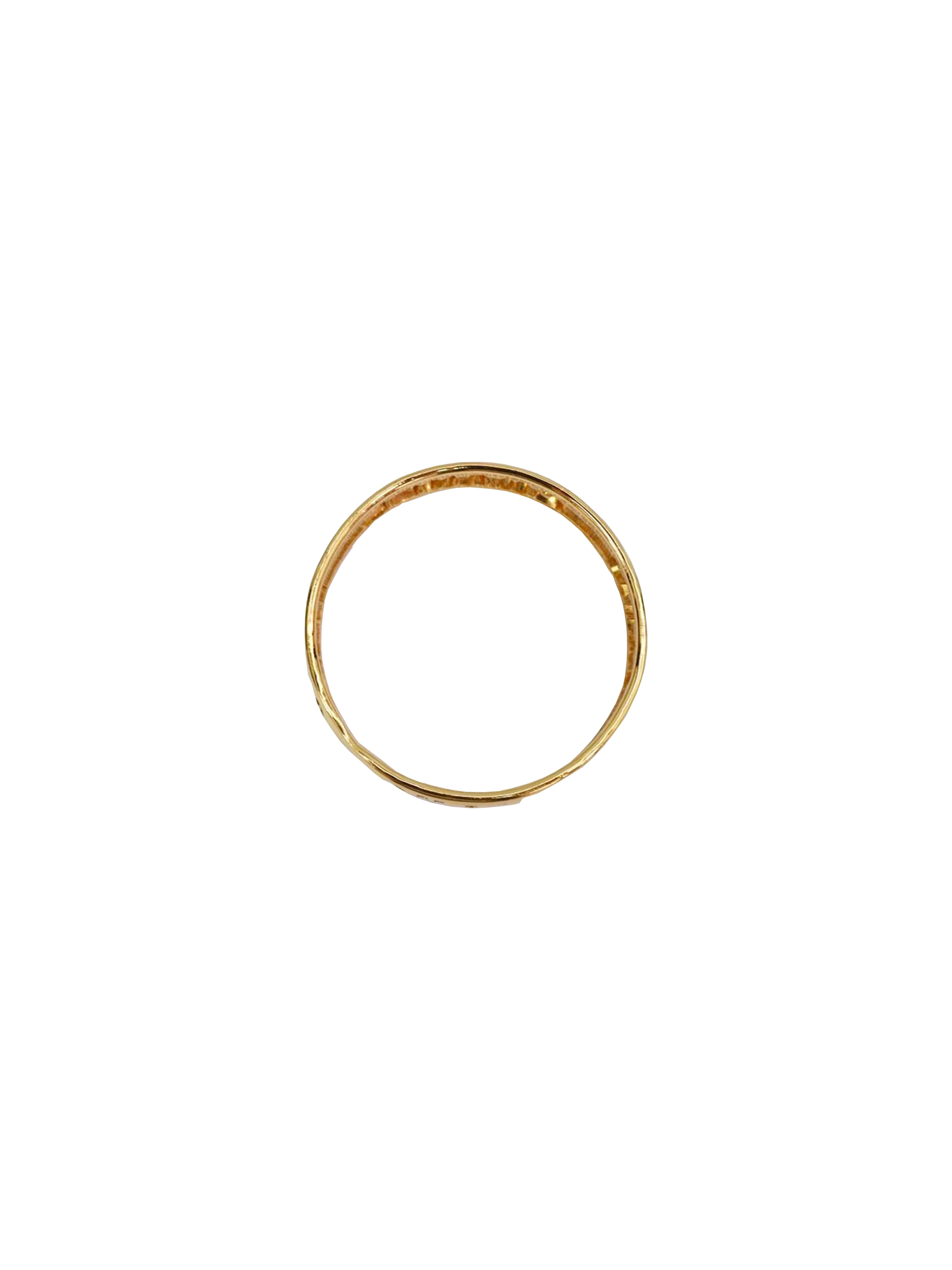 Chanel 2000s Gold CC Thin Bangle - Image 2