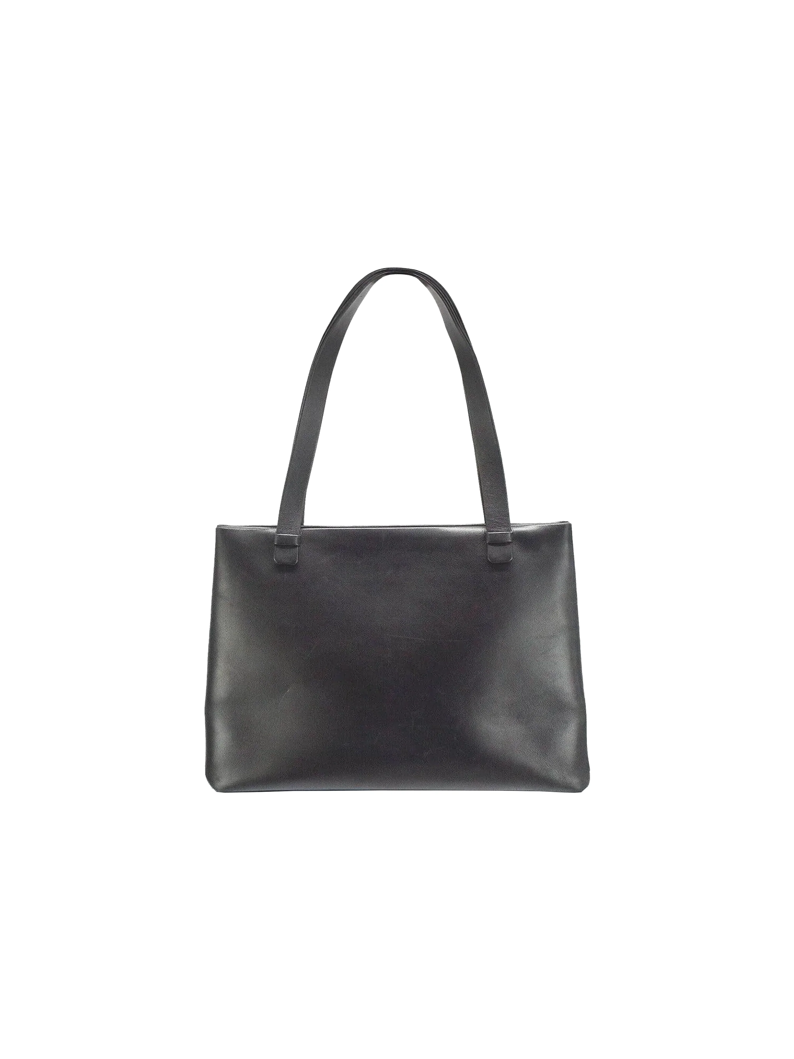 Chanel 1998 Black Long Strap Tote Bag - Image 2