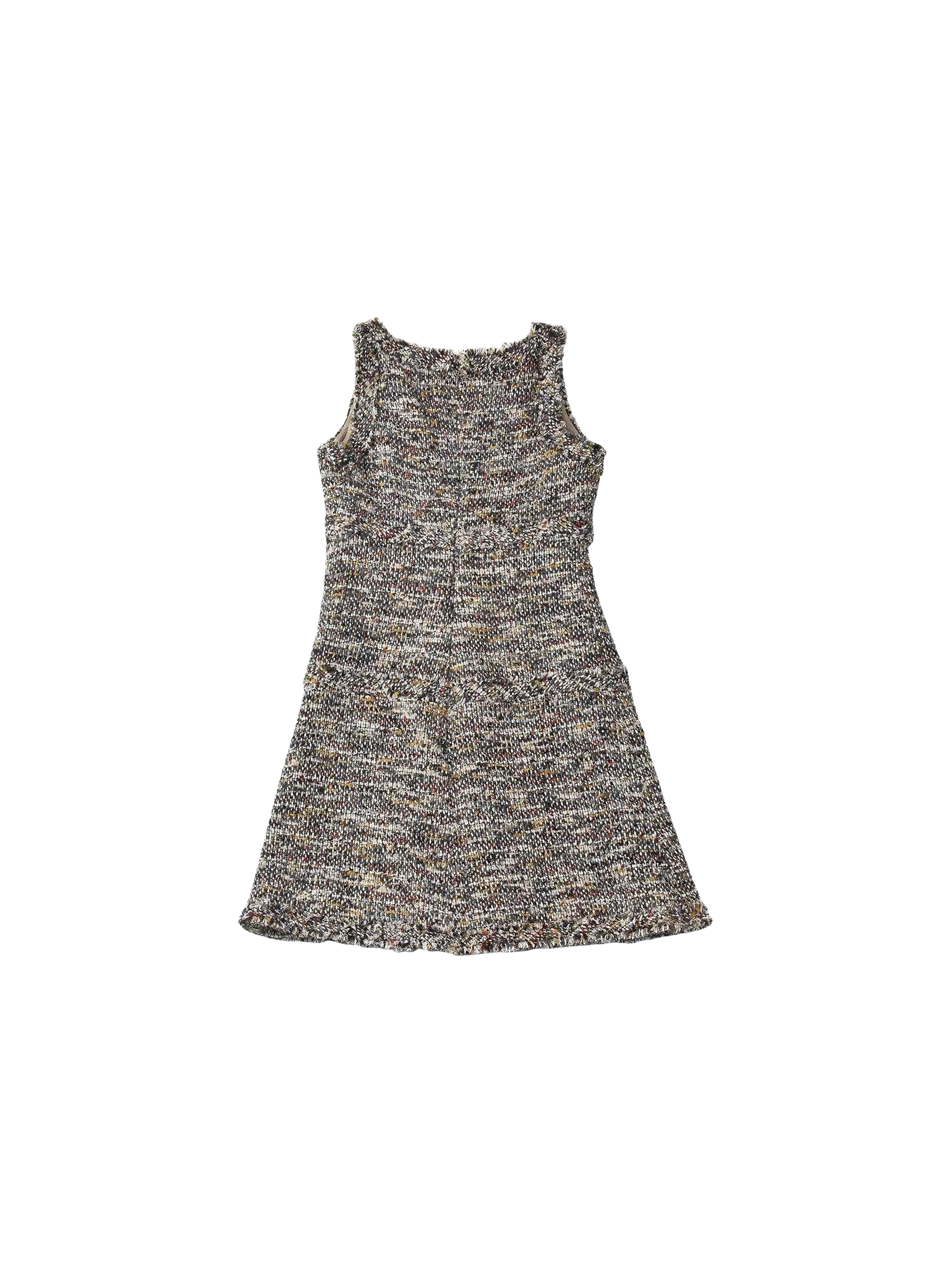 Chanel FW 2007 Multi-Color Tweed Dress - Image 2