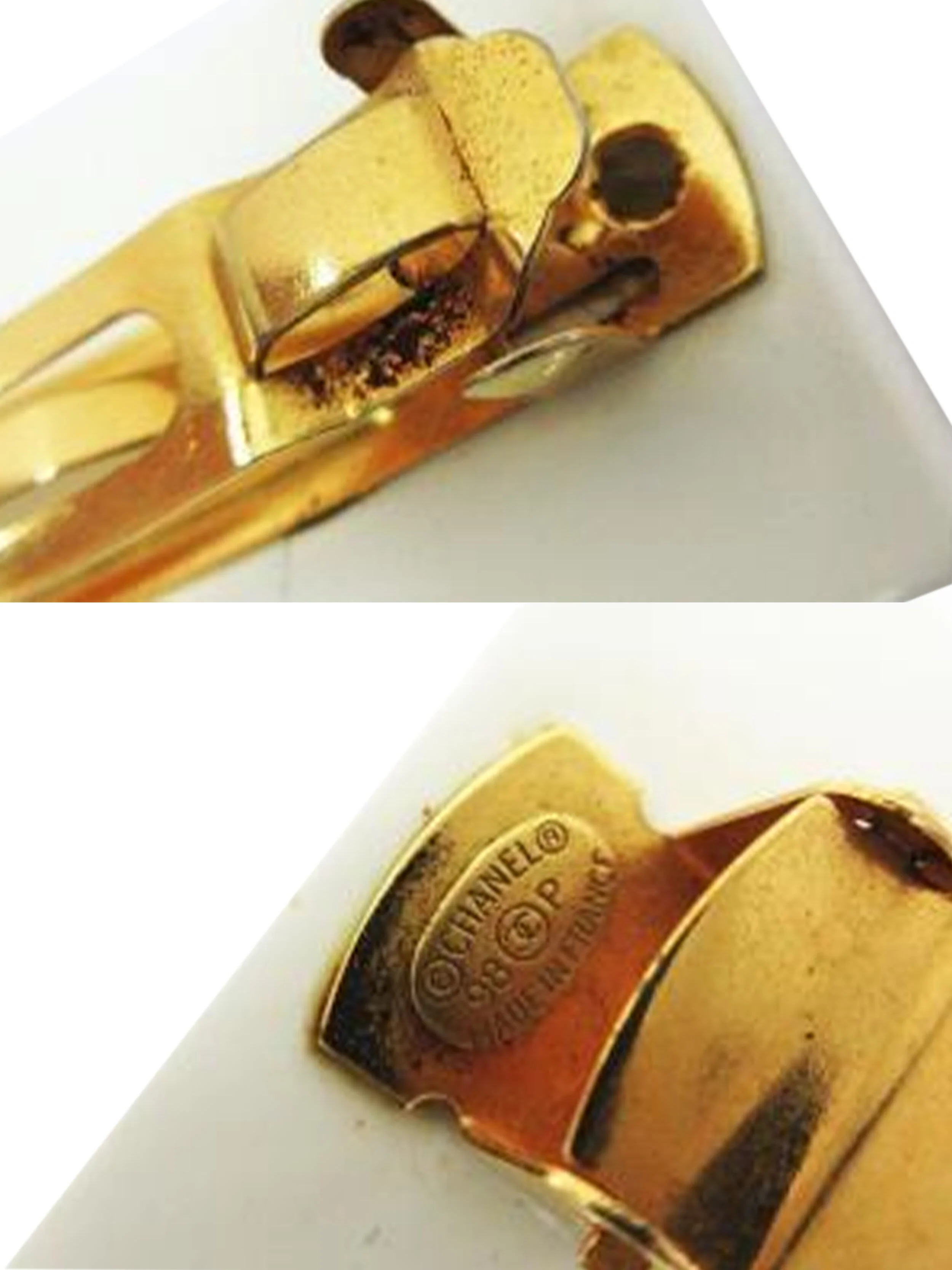 Chanel 2000s Multi-Colour Rhinestone Barrette - Image 3