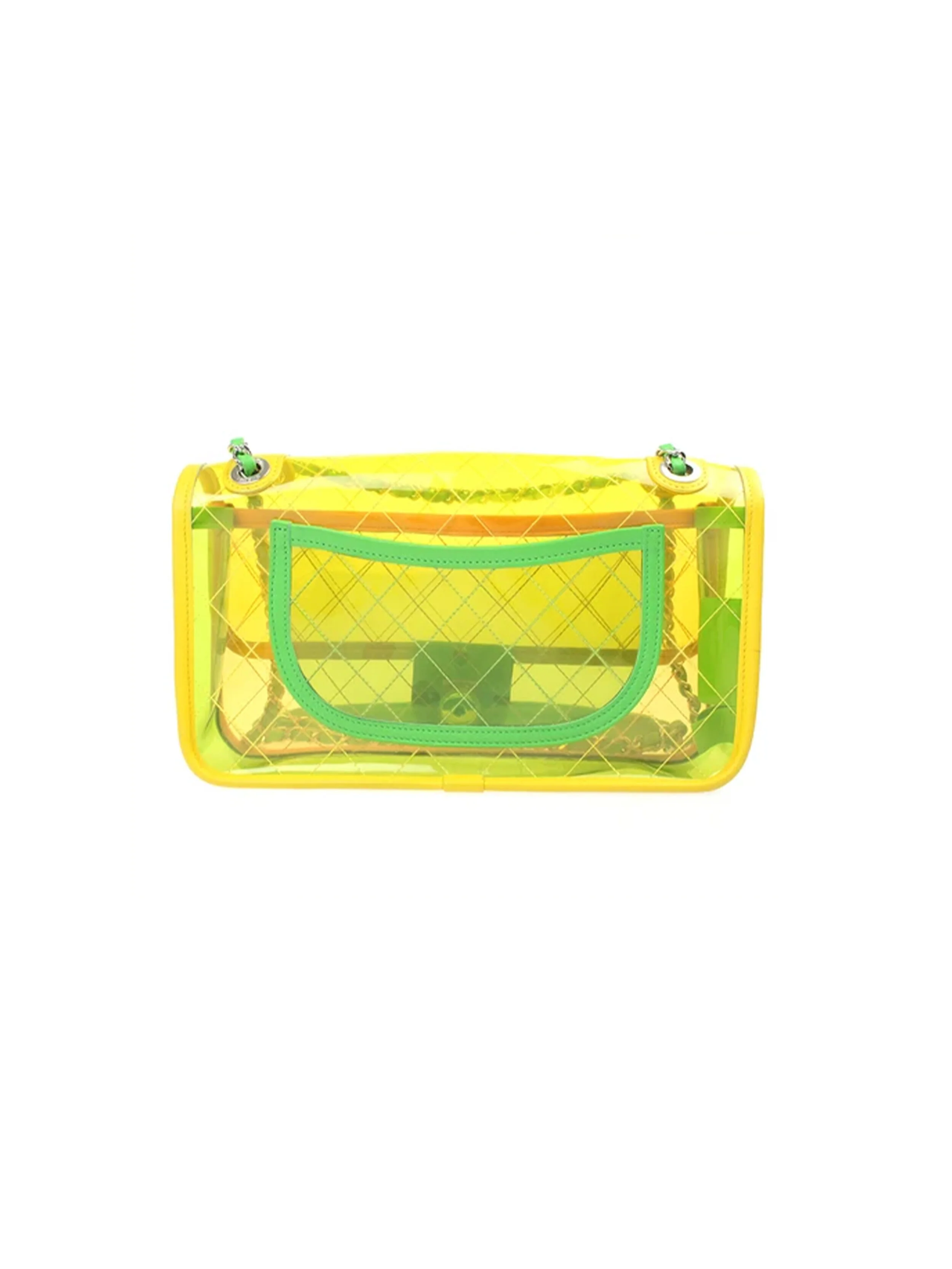 Chanel PVC 2000s Rare Multi-Color Flap Bag - Image 2