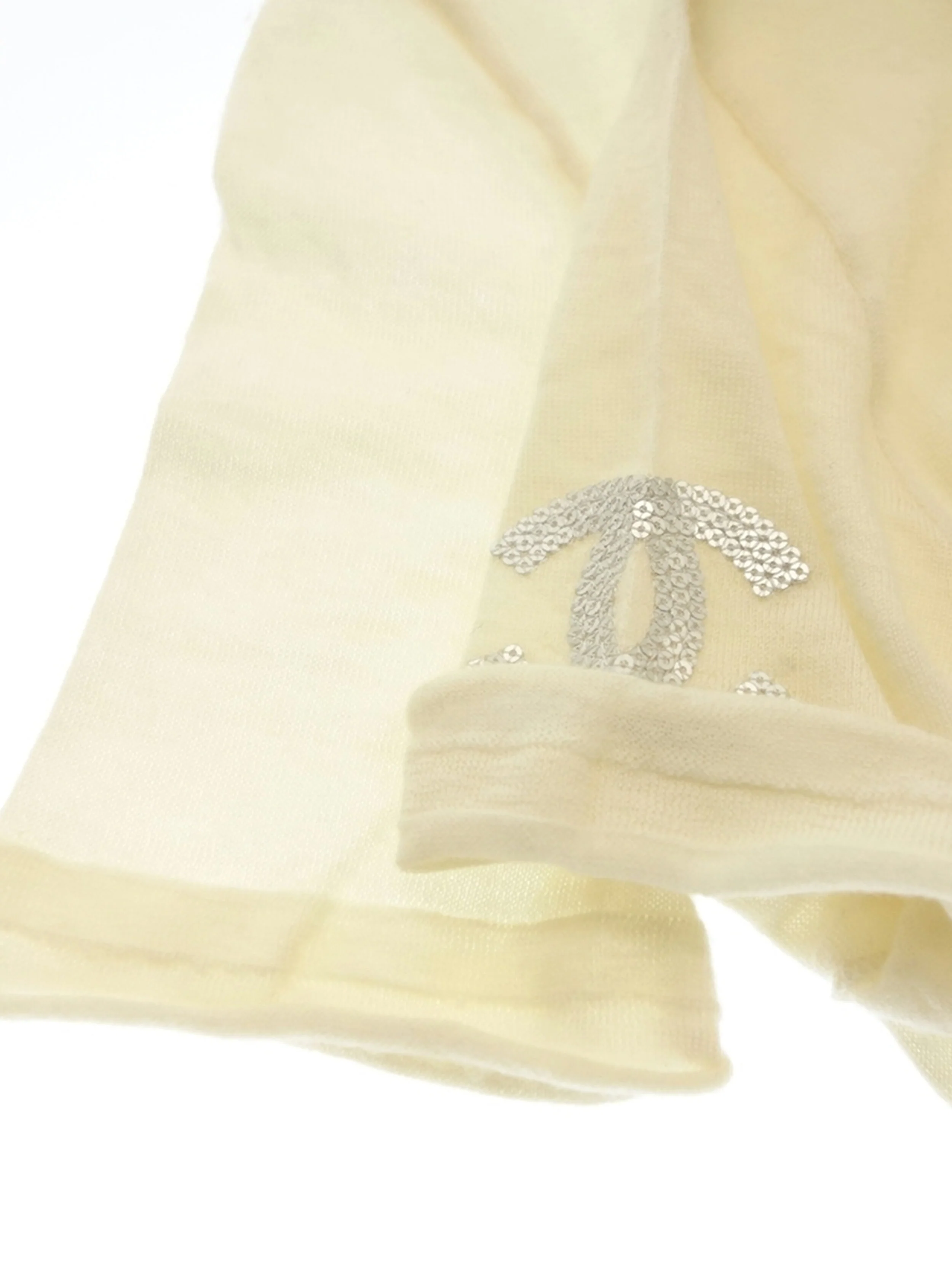 Chanel Sports Rare Sheer Cream Shirt - Image 4