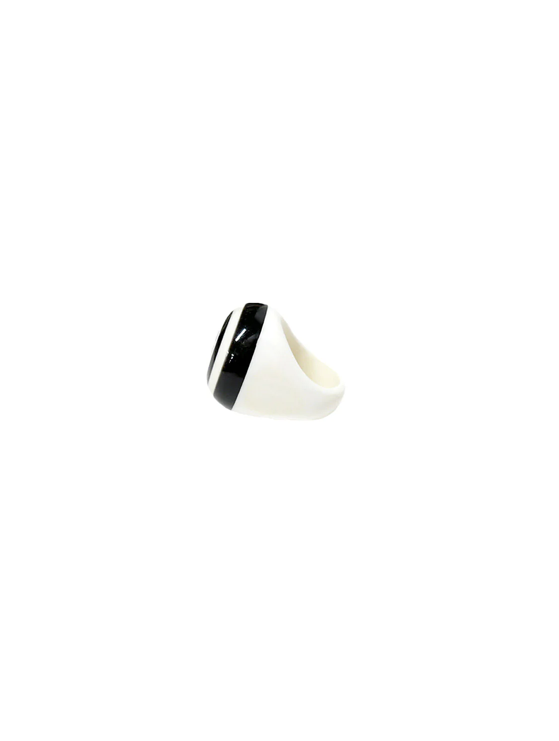 Chanel 2000s Optical Acrylic Ring - Image 2