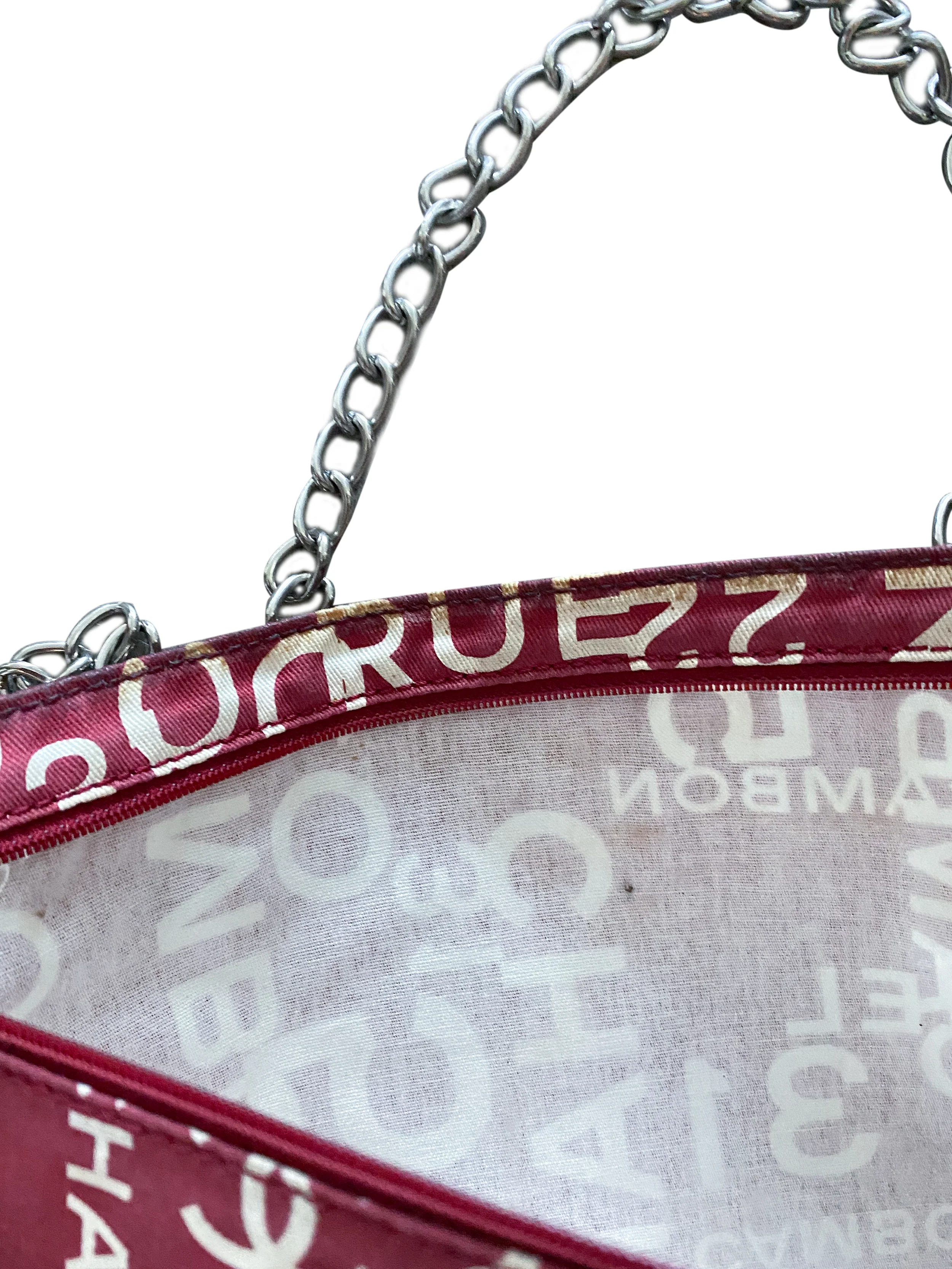 Chanel 2000s Sports Pink Drop Chain Bag - Image 4