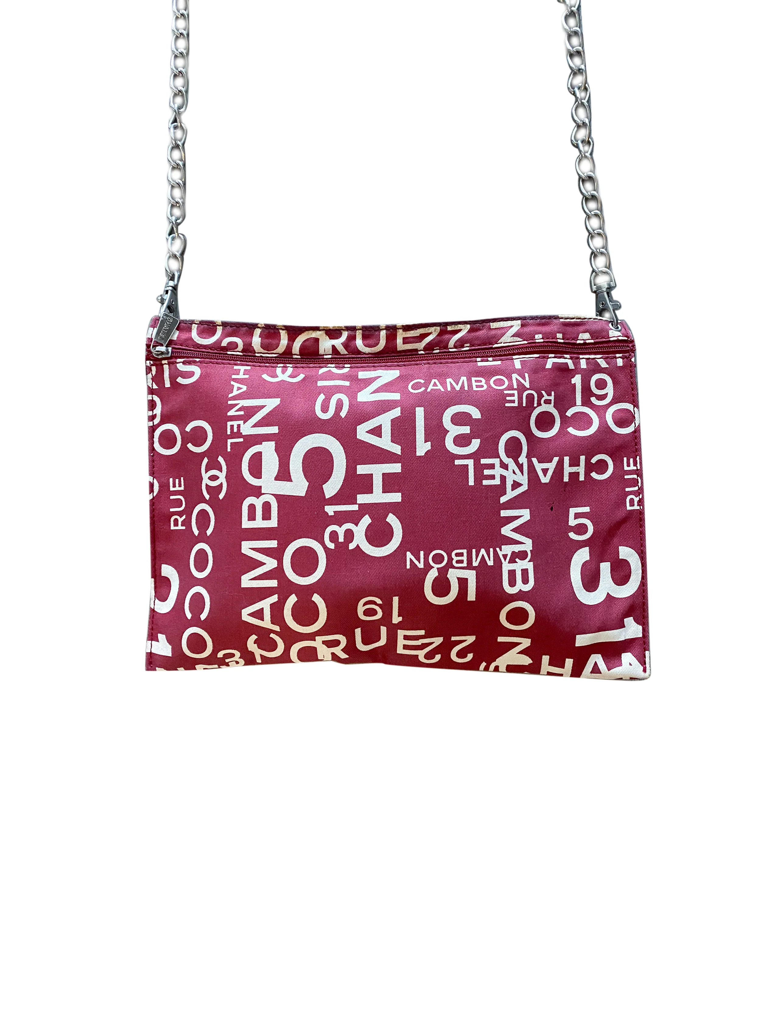 Chanel 2000s Sports Pink Drop Chain Bag - Image 5