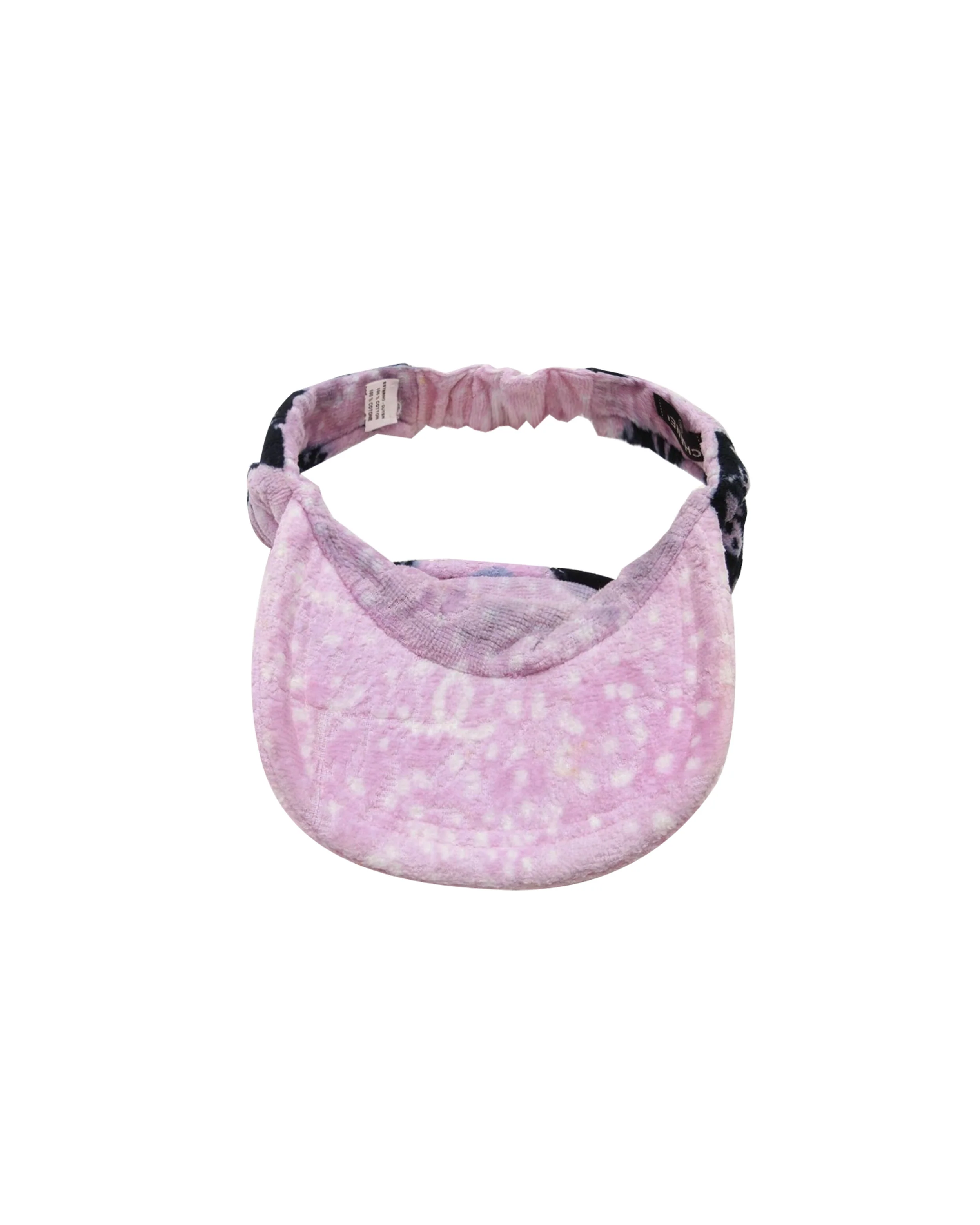 Chanel 2000s Pink Terrycloth Visor - Image 3